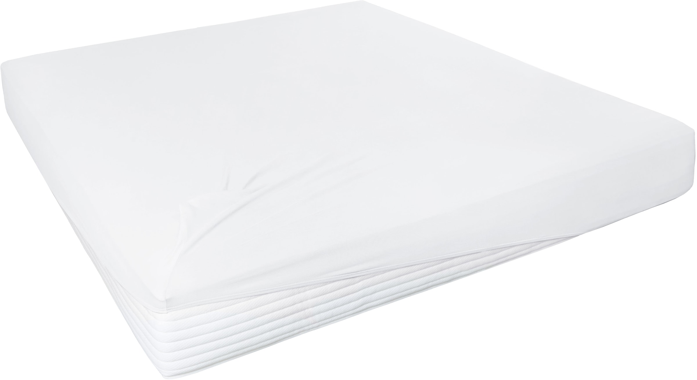 Primera Spannbettlaken »Elasthan-Feinjersey«, PREMIUM, aus 95% gekämmter Baumwolle und 5% Elasthan, bis 28 cm Höhe