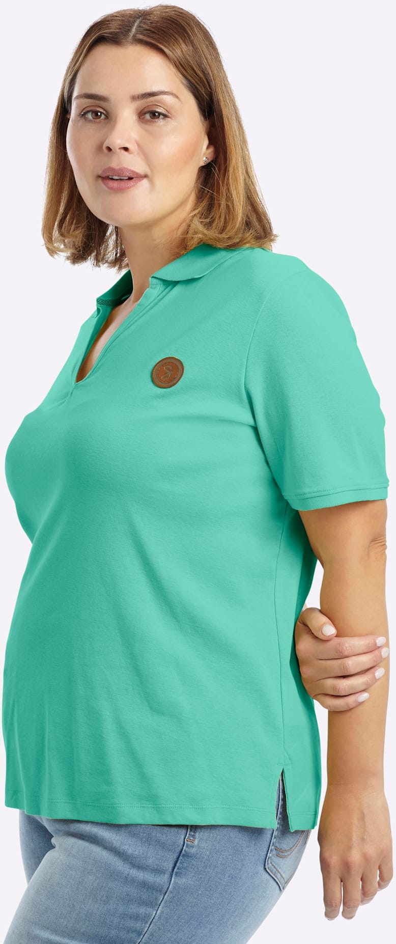 Sheego Poloshirt »Poloshirt« 1