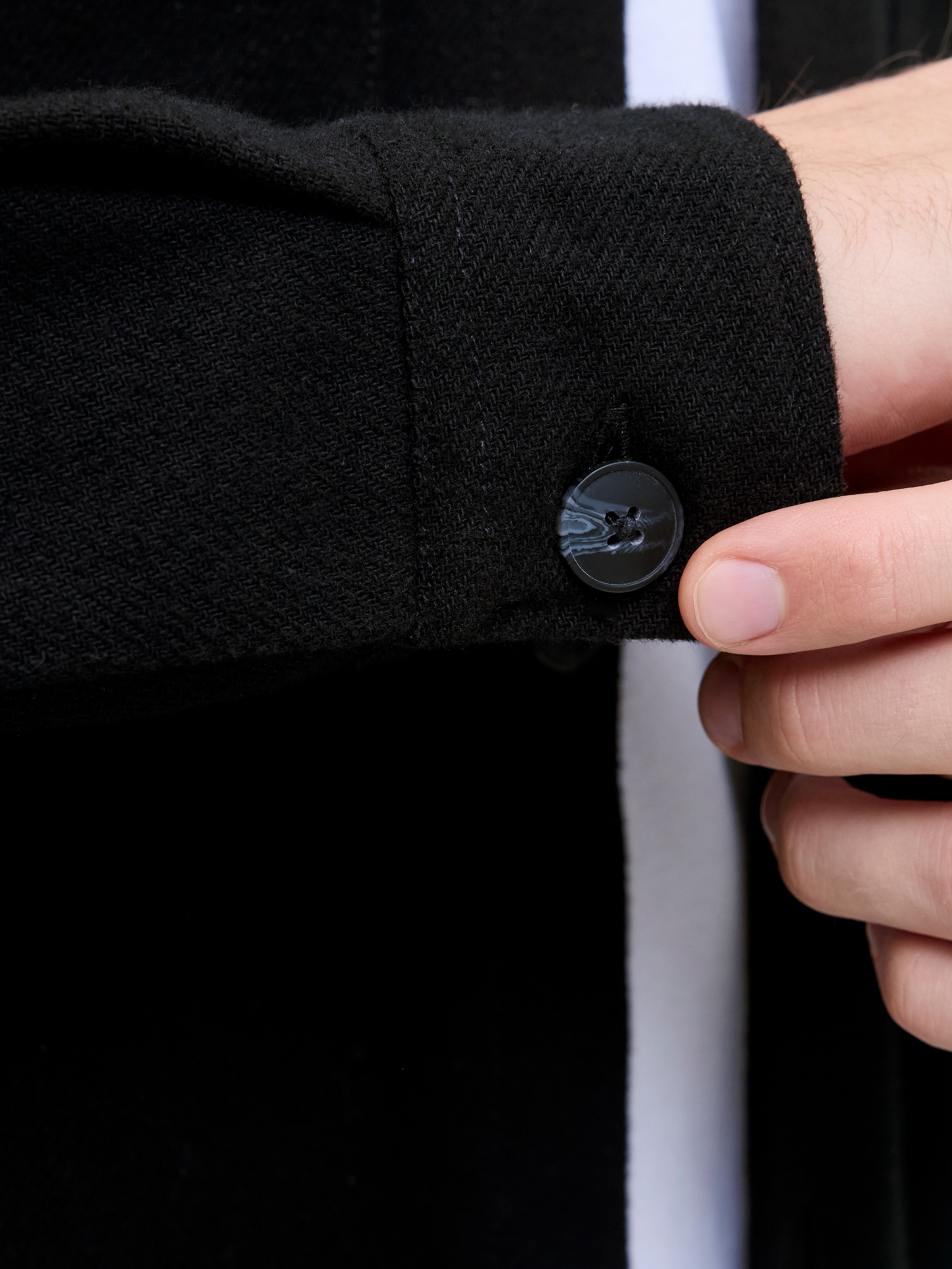 Jack & Jones Langarmhemd »JPRRAYLE MELANGE SOLID L/S OVERSHIRT SN«