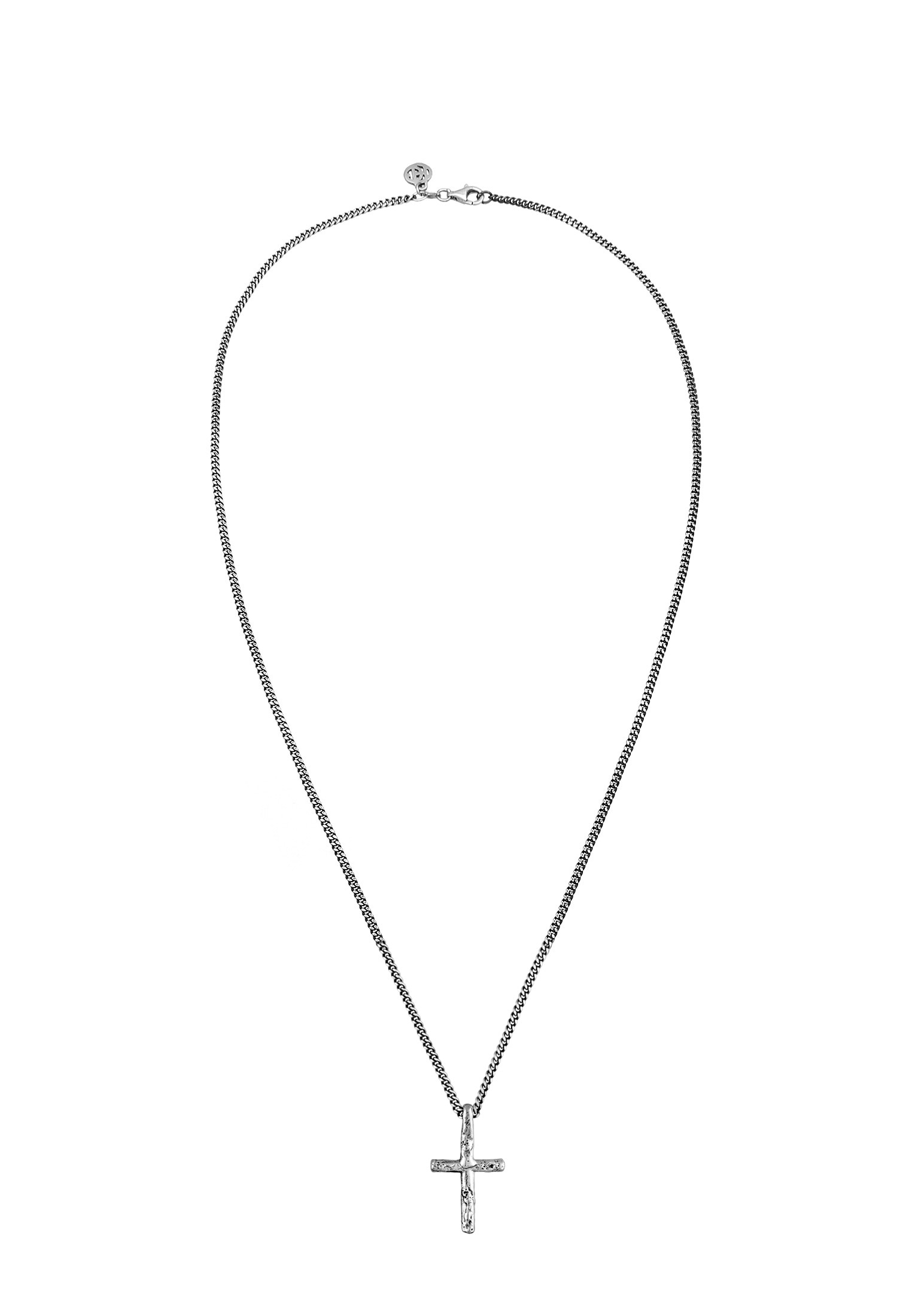 HAZE & GLORY Silberkette »Halskette Kreuz Vintage Style 925 Silber«