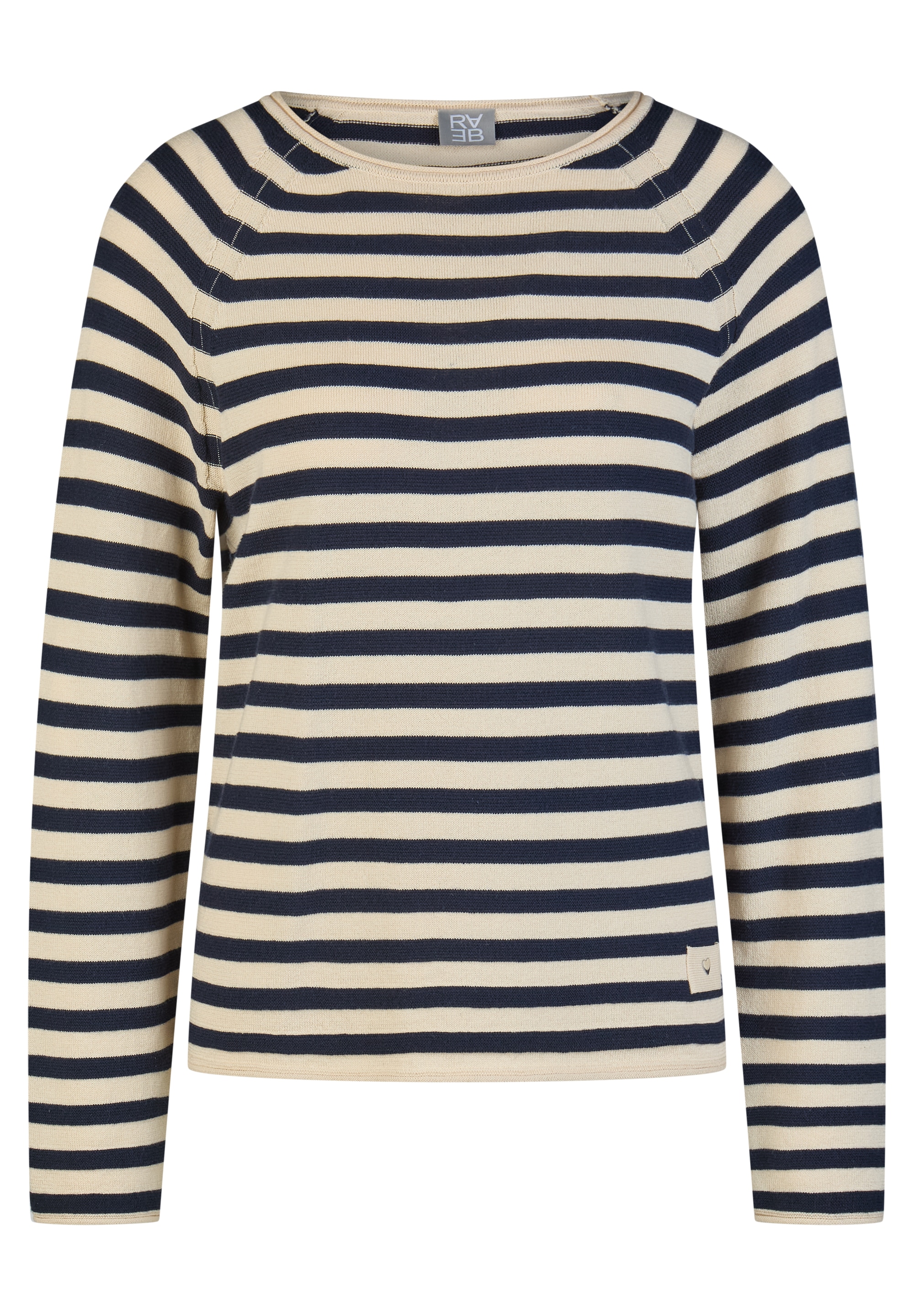 Rabe Strickpullover mit Streifen-Muster
