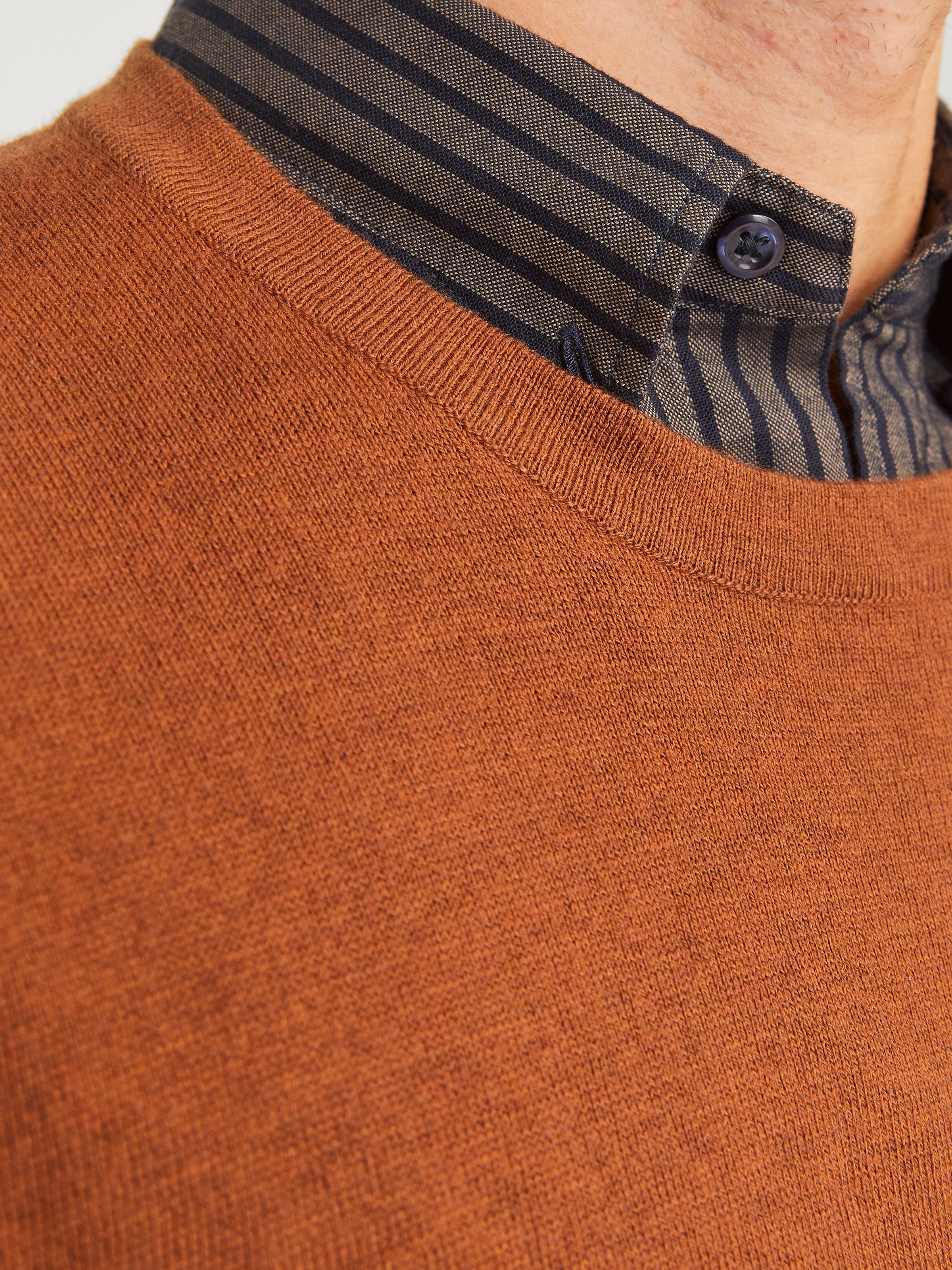 Jack & Jones Strickpullover »JJEEMIL KNIT CREW NECK NOOS«, mit Rundhalsausschnitt