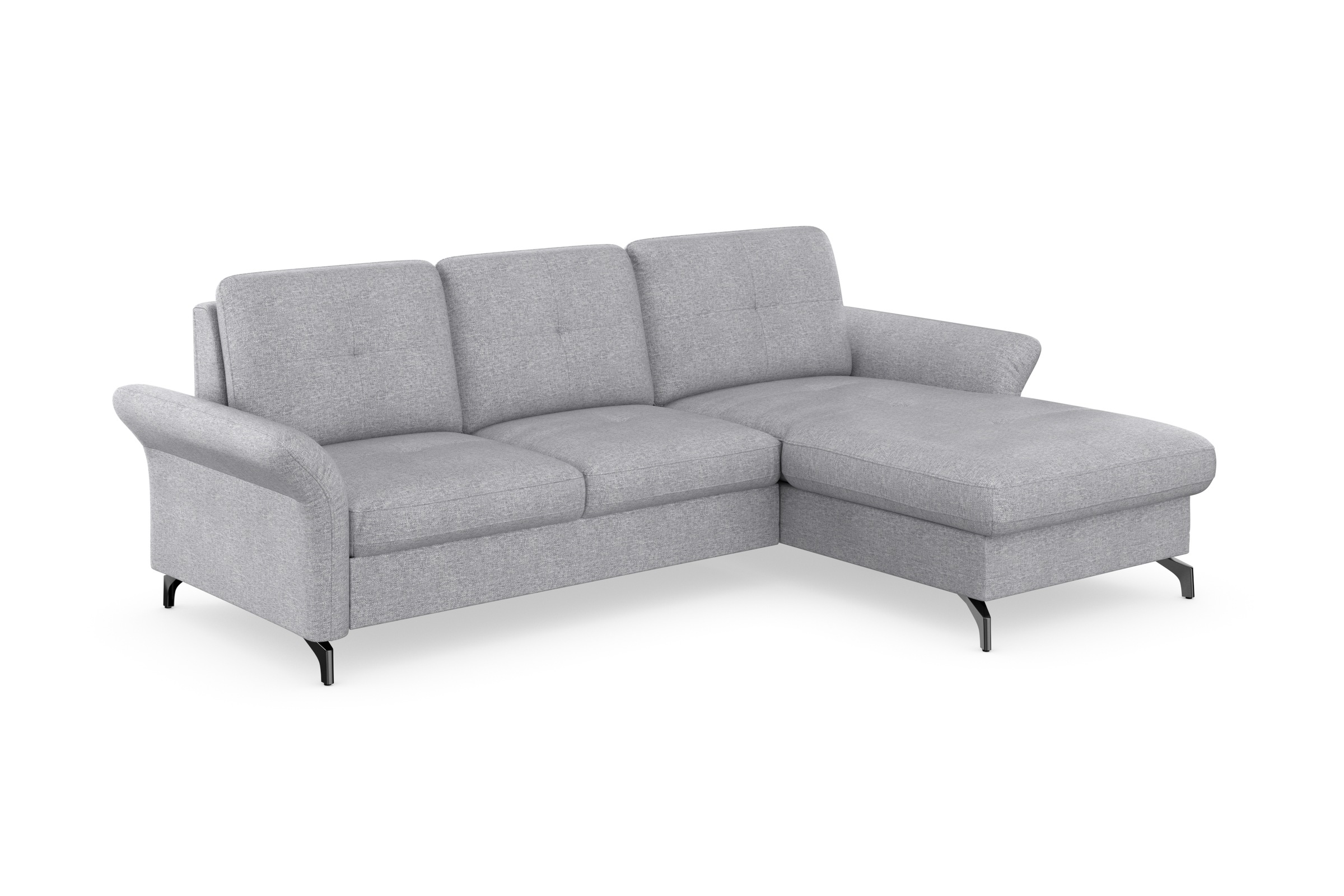 Places of Style Ecksofa »Calando L-Form«, wahlweise mit Bettfunktion, Bettkasten und Armteilfunktion