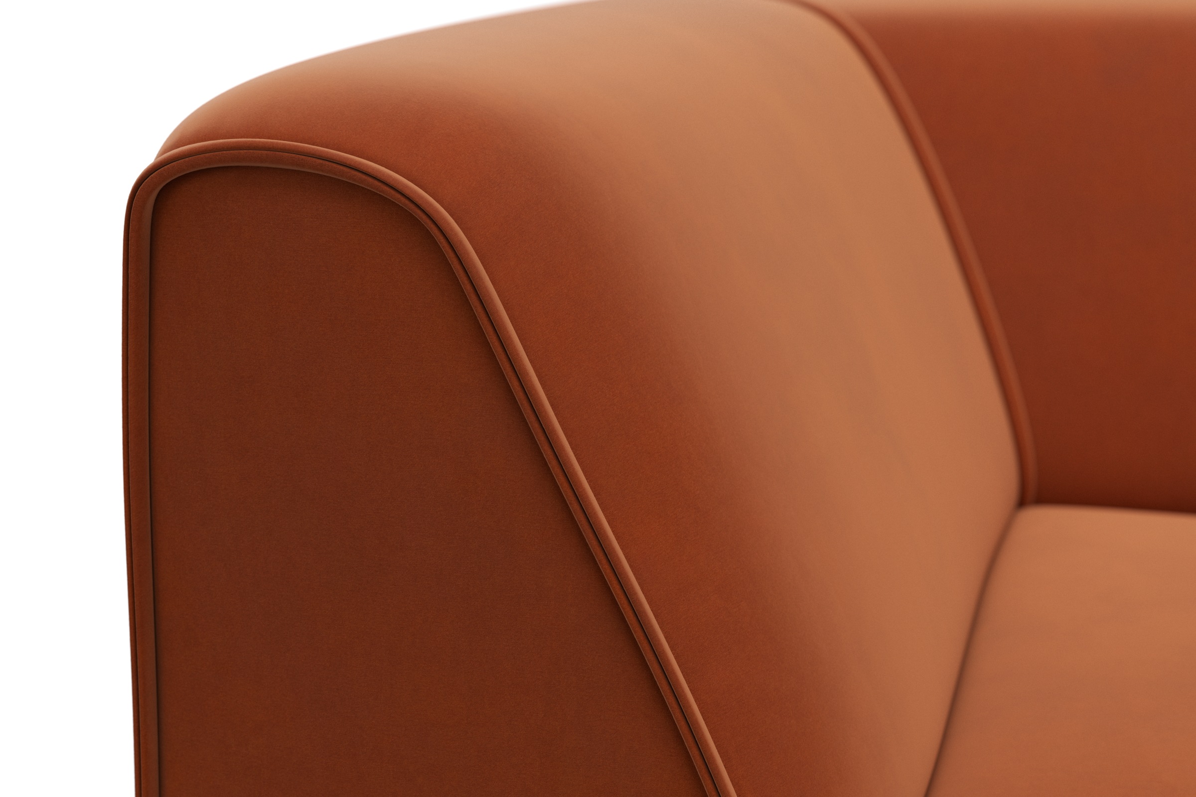 RAUM.ID Sofa-Eckelement »Merid, Sofaelement, Maße B/T/H: 97/97/46 cm«, als Modul oder separat verwendbar, für individuelle Zusammenstellung