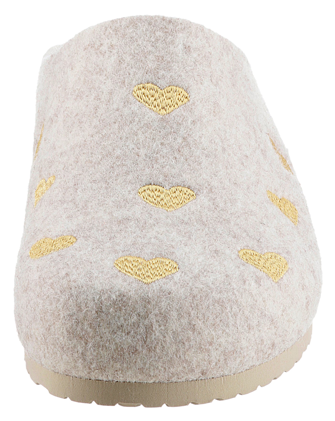 BIO Life Clog, Hausschuh, Homeslipper mit Herzchen-Stickerei - NEUE KOLLEKTION