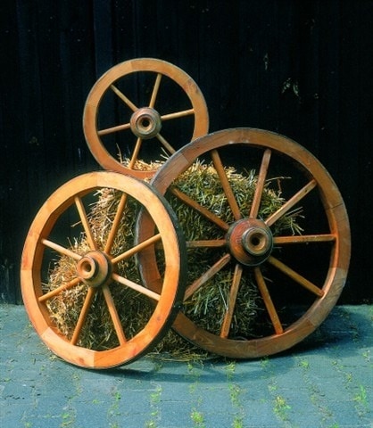 promadino Gartenfigur »Wagenrad«, BxLxH: 50x14x50 XXL mit cm 3 kaufen | Garantie Jahren online