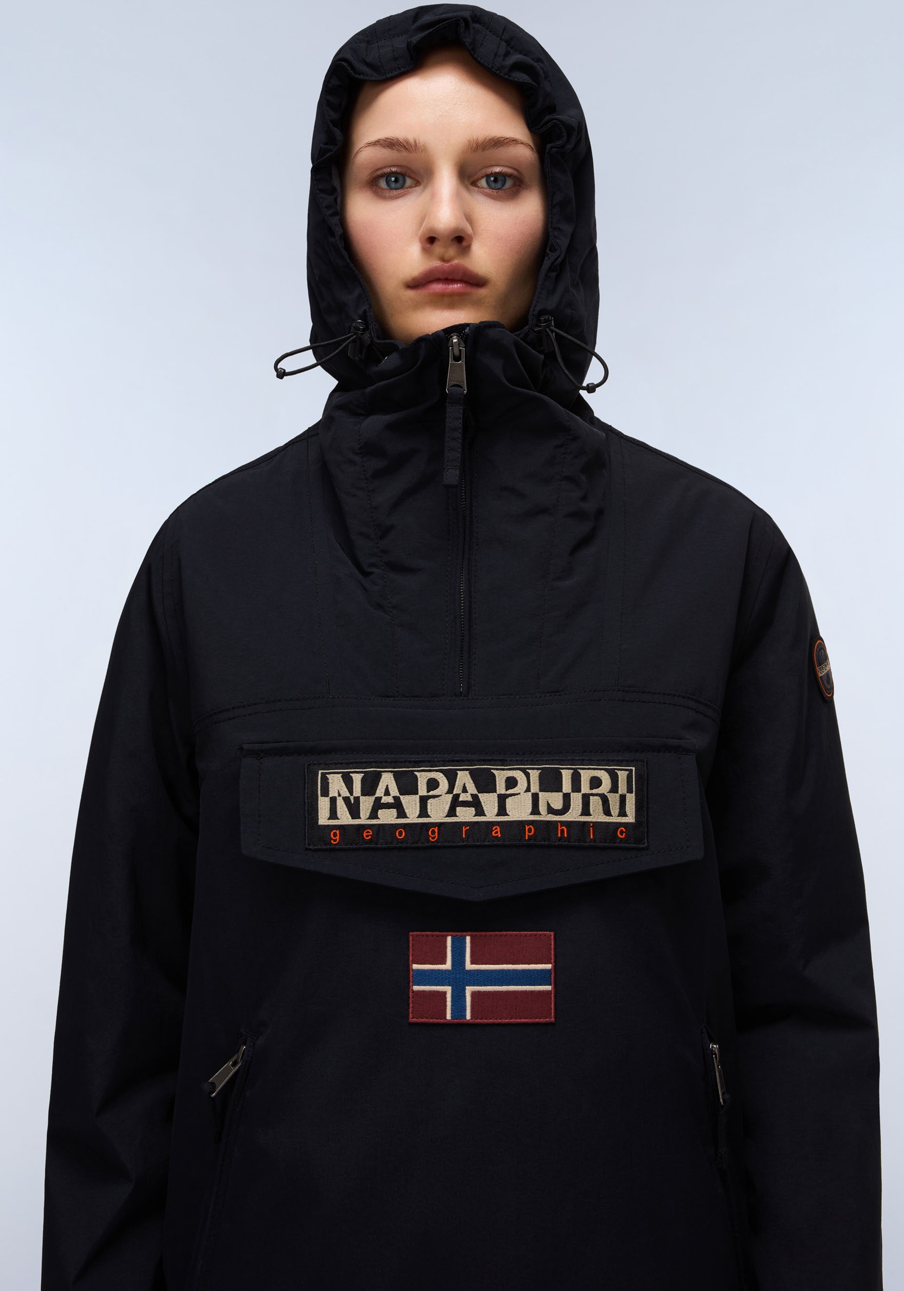 Napapijri Funktionsjacke »RAINFOREST« mit Kapuze Regular fit mit Kapuze und Kängurutasche