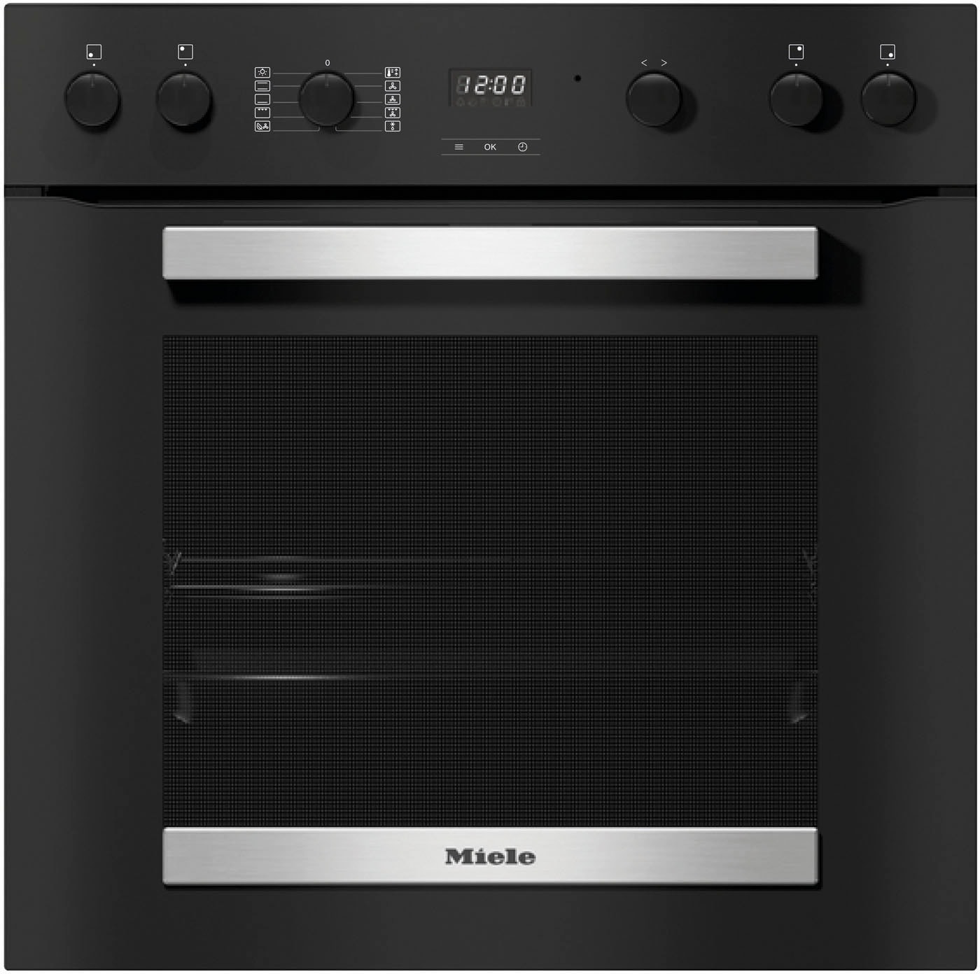 Miele Induktions Herd-Set »H2455I D OBSW/EDST-LOOK + KM 7061 F« Herd-Set - Kombination aus Herd und Induktionskochfeld