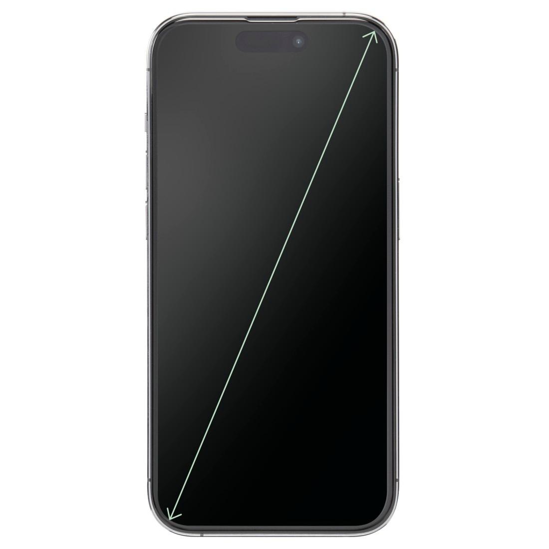 Hama Displayschutzglas »Displayschutz f. Apple iPhone Air (Panzerglas ultraklar, Montagehilfe)«