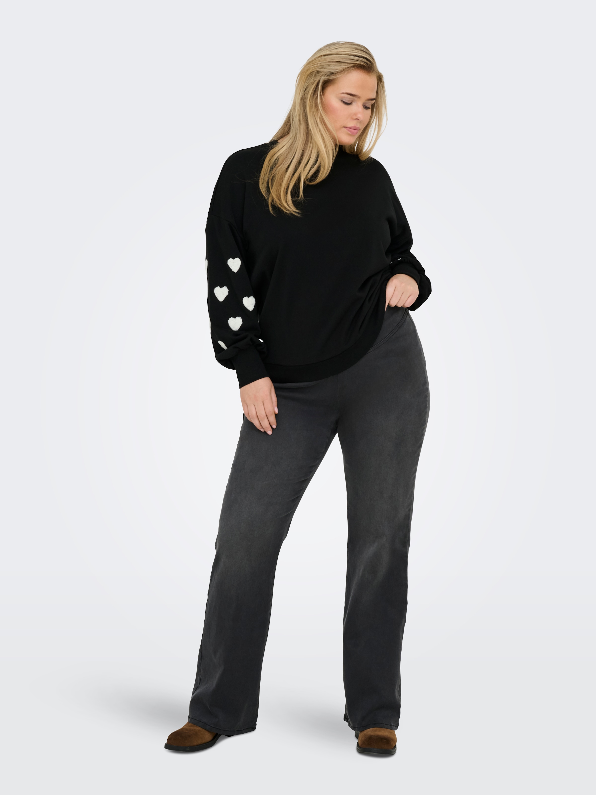 ONLY CARMAKOMA Sweatshirt »CARMACY L/S O-NECK CC SWT JRS«