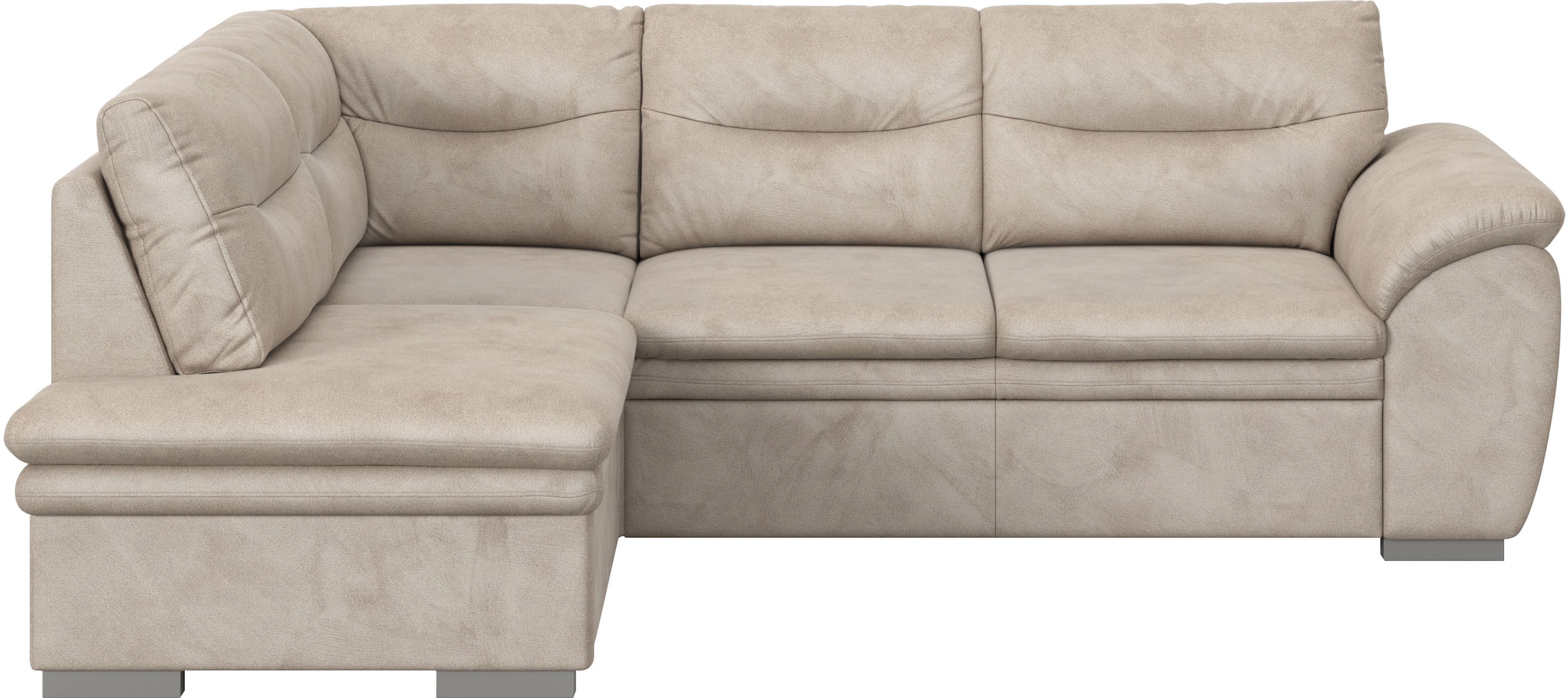 COTTA Ecksofa »Leandra L-Form«, wahlweise mit Bettfunktion & Bettkasten