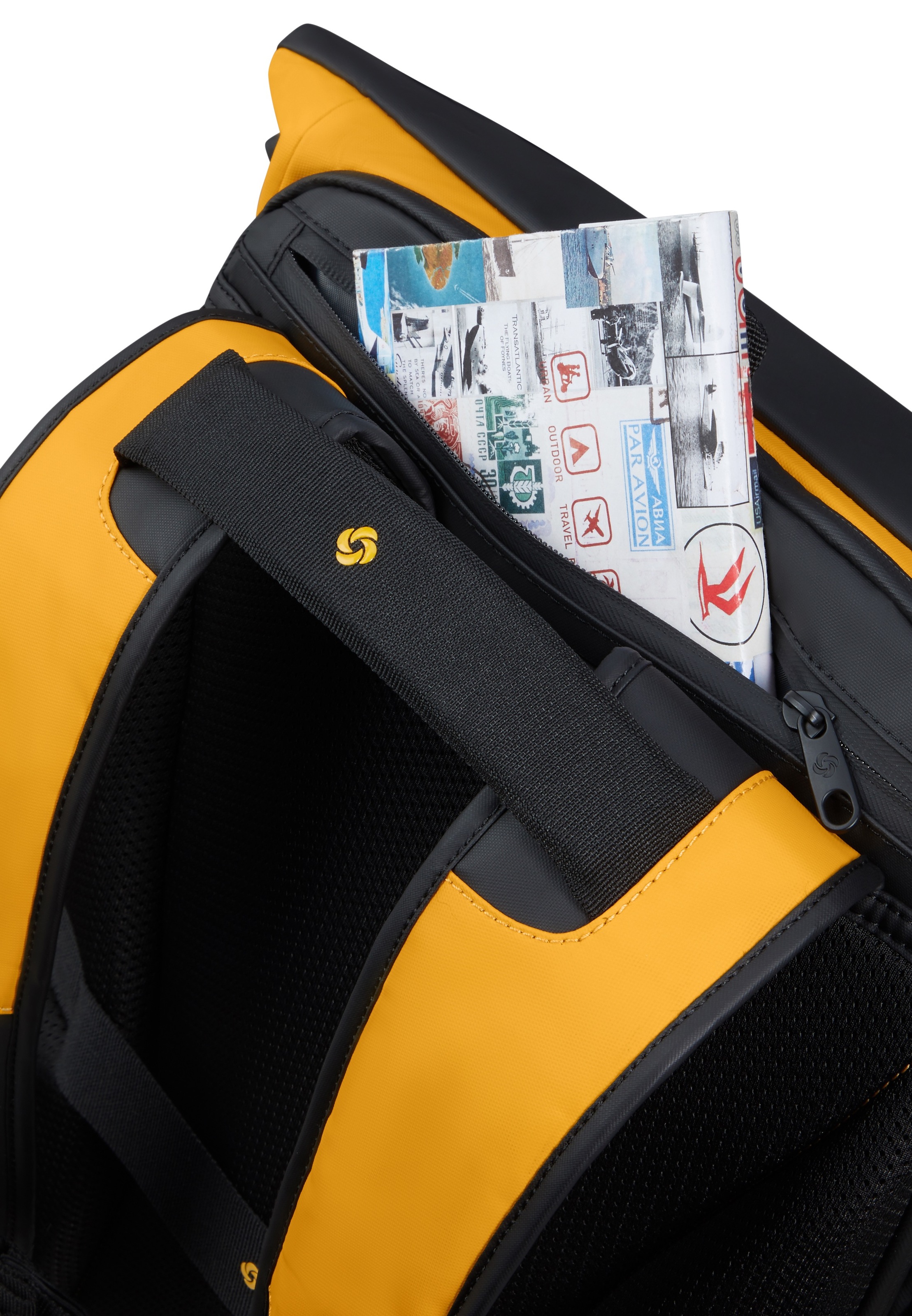 Samsonite Reiserucksack »ECODIVER L« Freizeitrucksack Laptoprucksack Trolleyaufstecksystem Rolltop Backpack