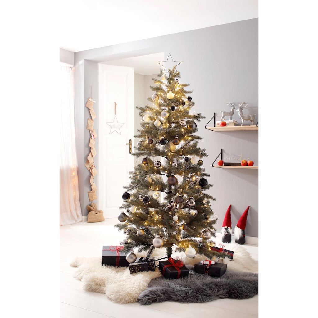 Myflair Möbel & Accessoires Künstlicher Weihnachtsbaum »Weihnachtsdeko, Grey/Green, künstlicher Christbaum, Tannenbaum«
