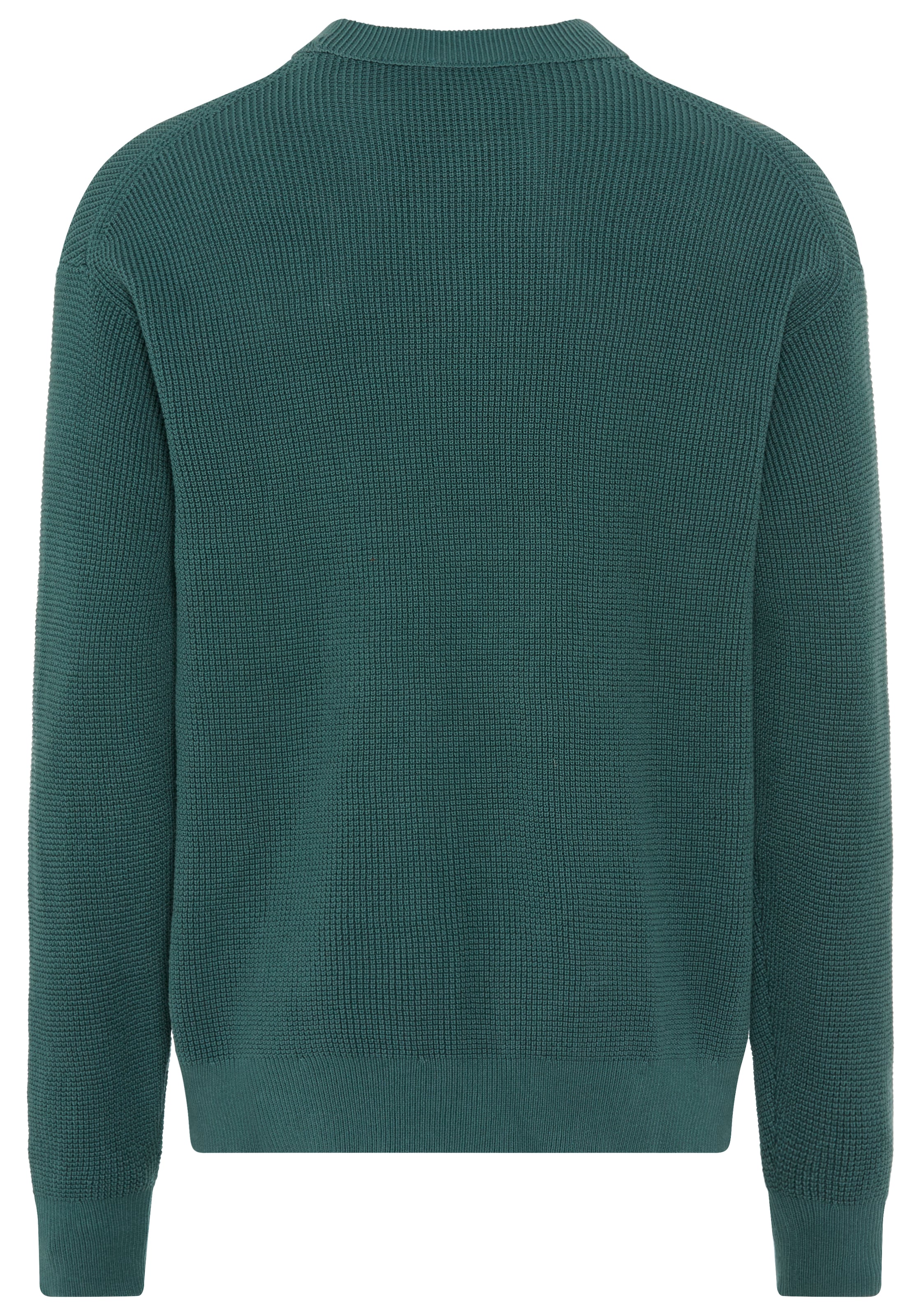 Calvin Klein Jeans Rundhalspullover »LS EZ COTTON WAFFLE CRWNK SWTR 9« Rundhalsausschnitt, regular fit