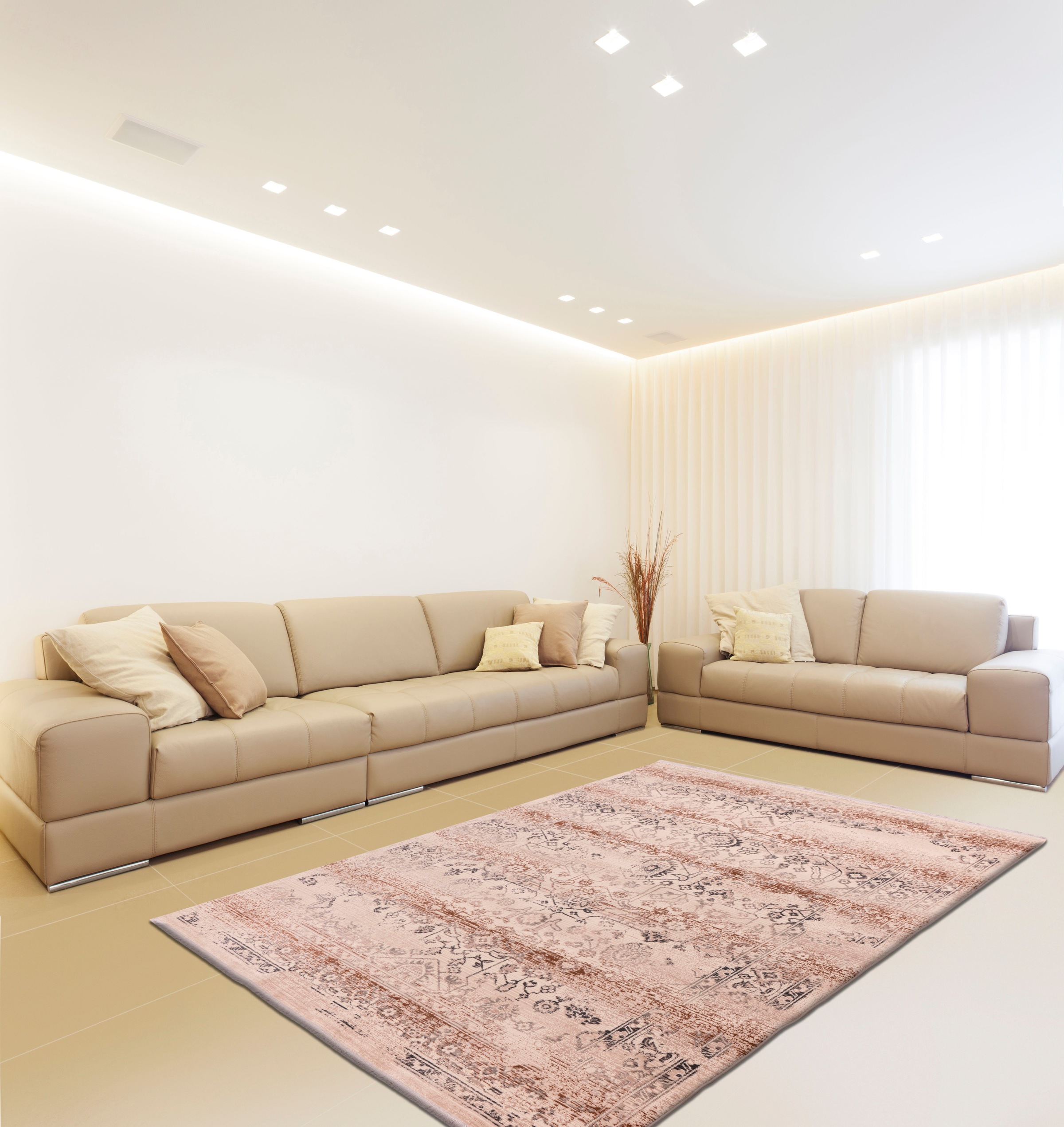 calo-deluxe Teppich »Valessa-606« rechteckig 5 mm Höhe Wohnzimmer