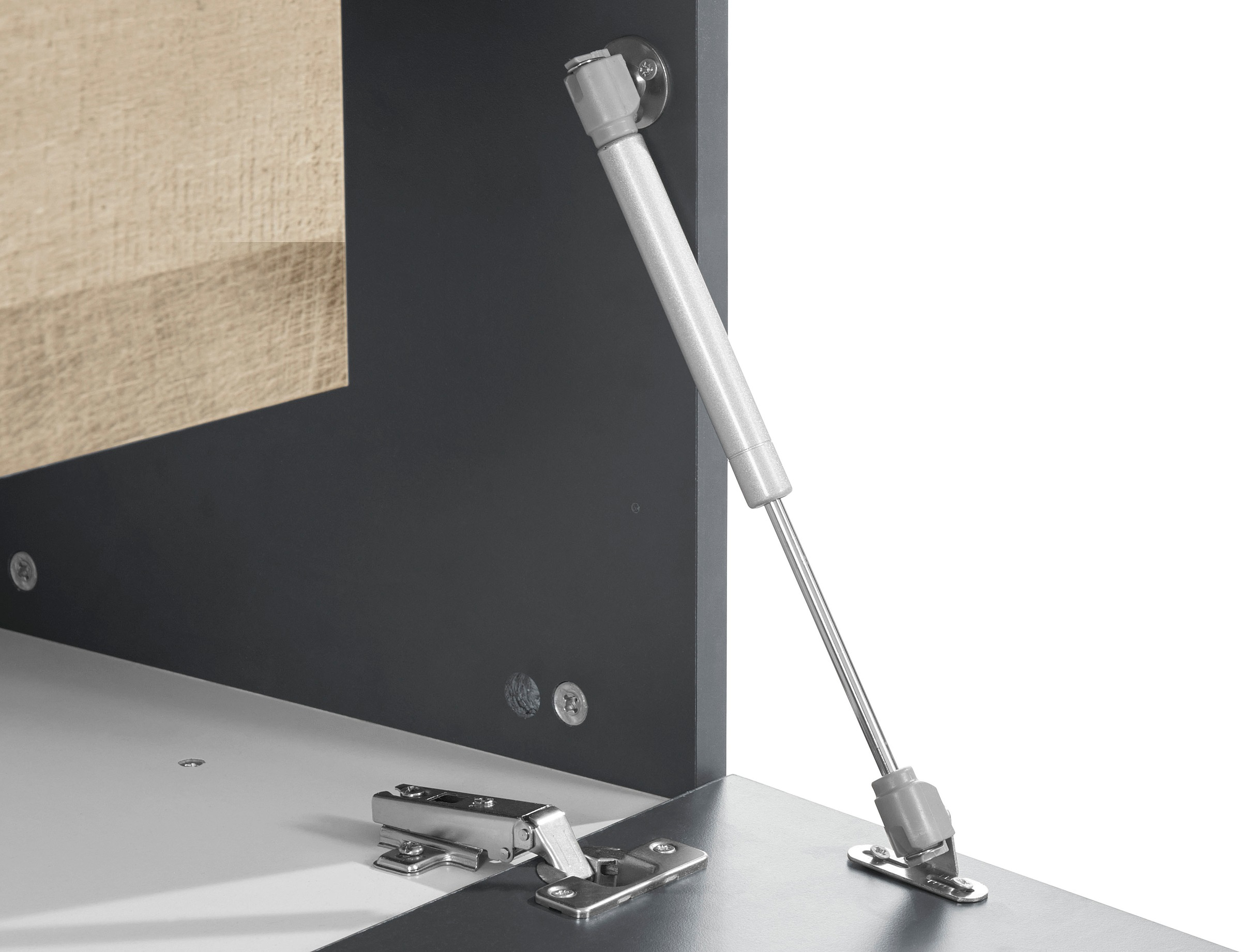 INOSIGN Lowboard »Coro,Lowboard,TV-Kommode,TV-Möbel,TV-Bank«, mit 3 Klappen davon 2 mit Push-to-Open Funktion Breite 200 cm