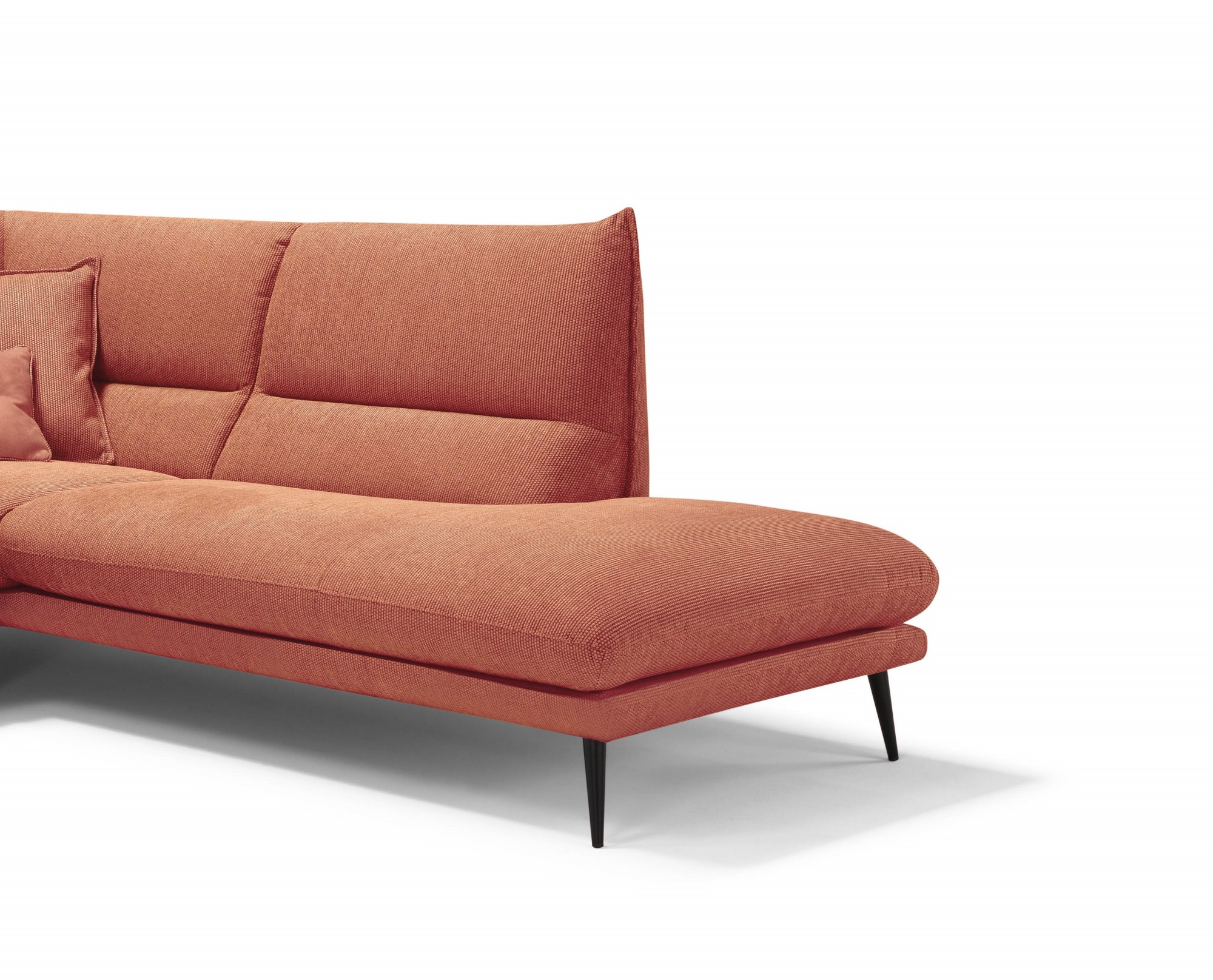 Egoitaliano Ecksofa »FUNNY, hochwertiges und aktuelles Design, bequeme Rückenlehne«, toller Sitzkomfort, L-Form