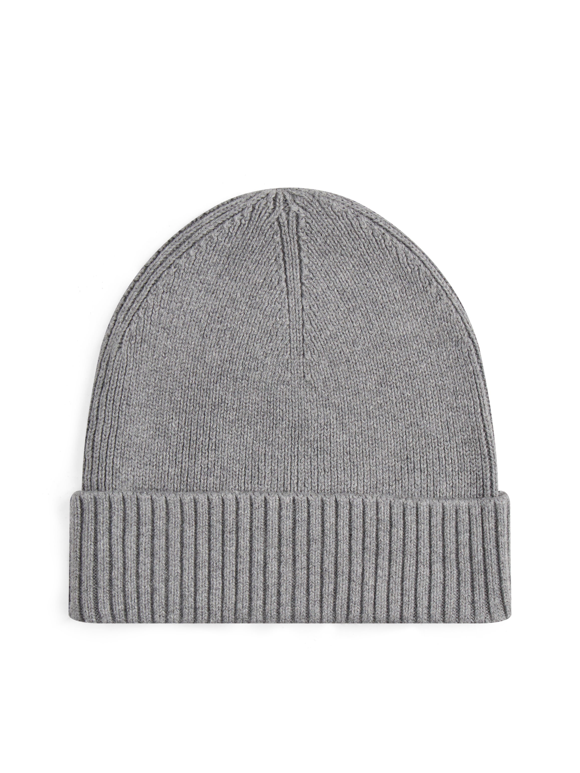 Tommy Hilfiger Strickmütze »TH FLAG PIMA COTTON BEANIE« Beanie mit Logostickerei, mit Kaschmiranteil Unisex