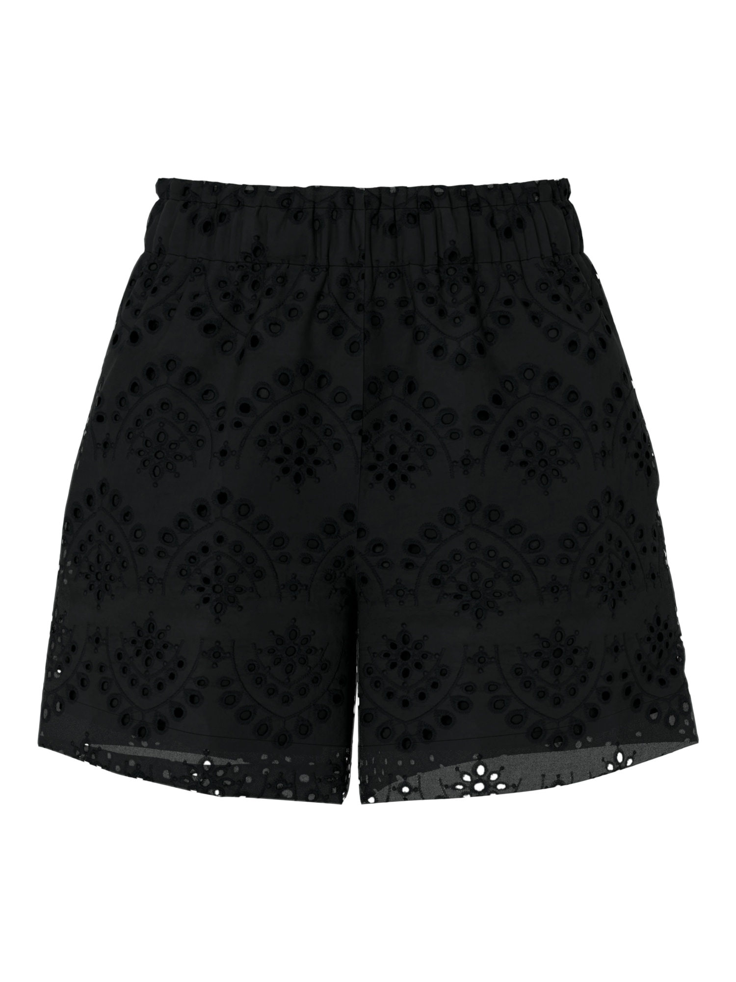 pieces Shorts »PCVILDE MW SHORTS WVN NOOS«  mit Lochstickerei