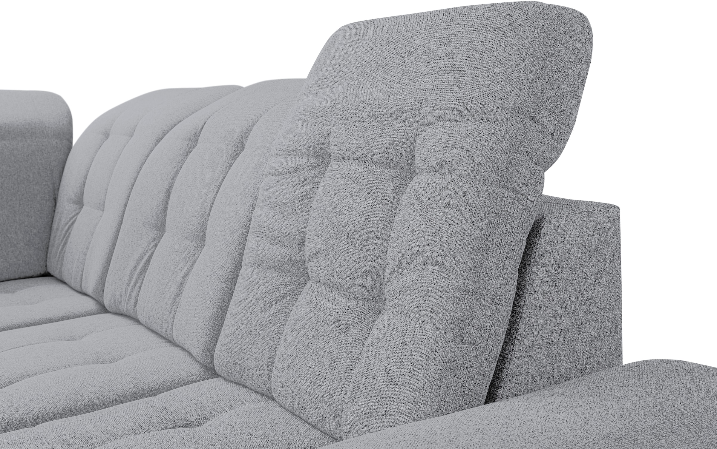 WERK2 Ecksofa »Bonny inkl. Kopfteilverstellung, Bettfunktion, Stauraum, L-Form« Komfortwunder mit Schlaffunktion, verstellbarem Kopfteil & Stauraum.