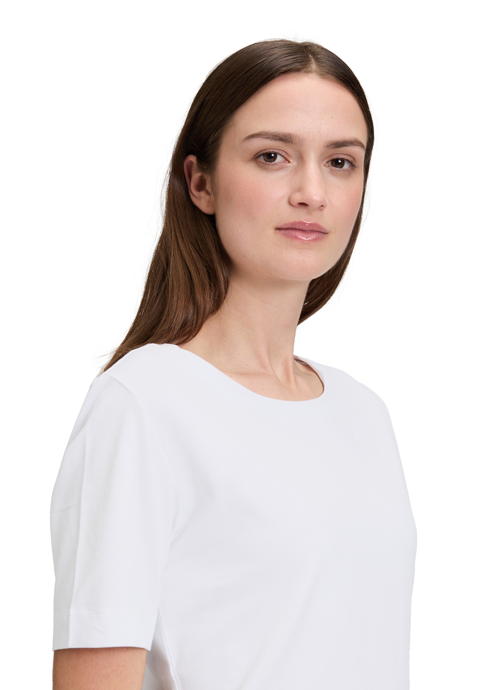 Betty&Co T-Shirt »Basic Shirt mit Rundhalsausschnitt«