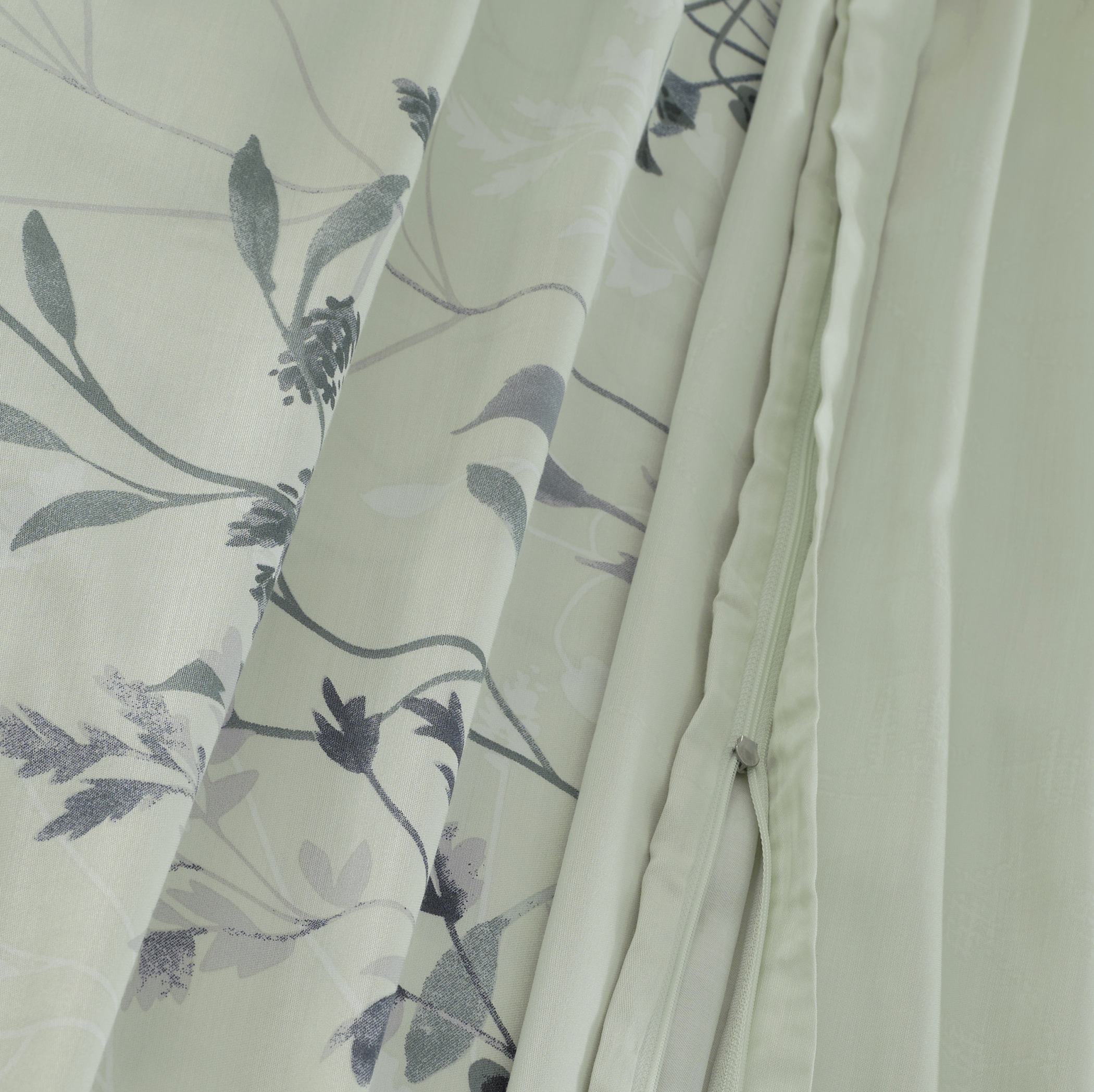 Florella Bettwäsche »Fina salbei Soft-Touch Satin,  50% Baumwolle, 50% Viskose«