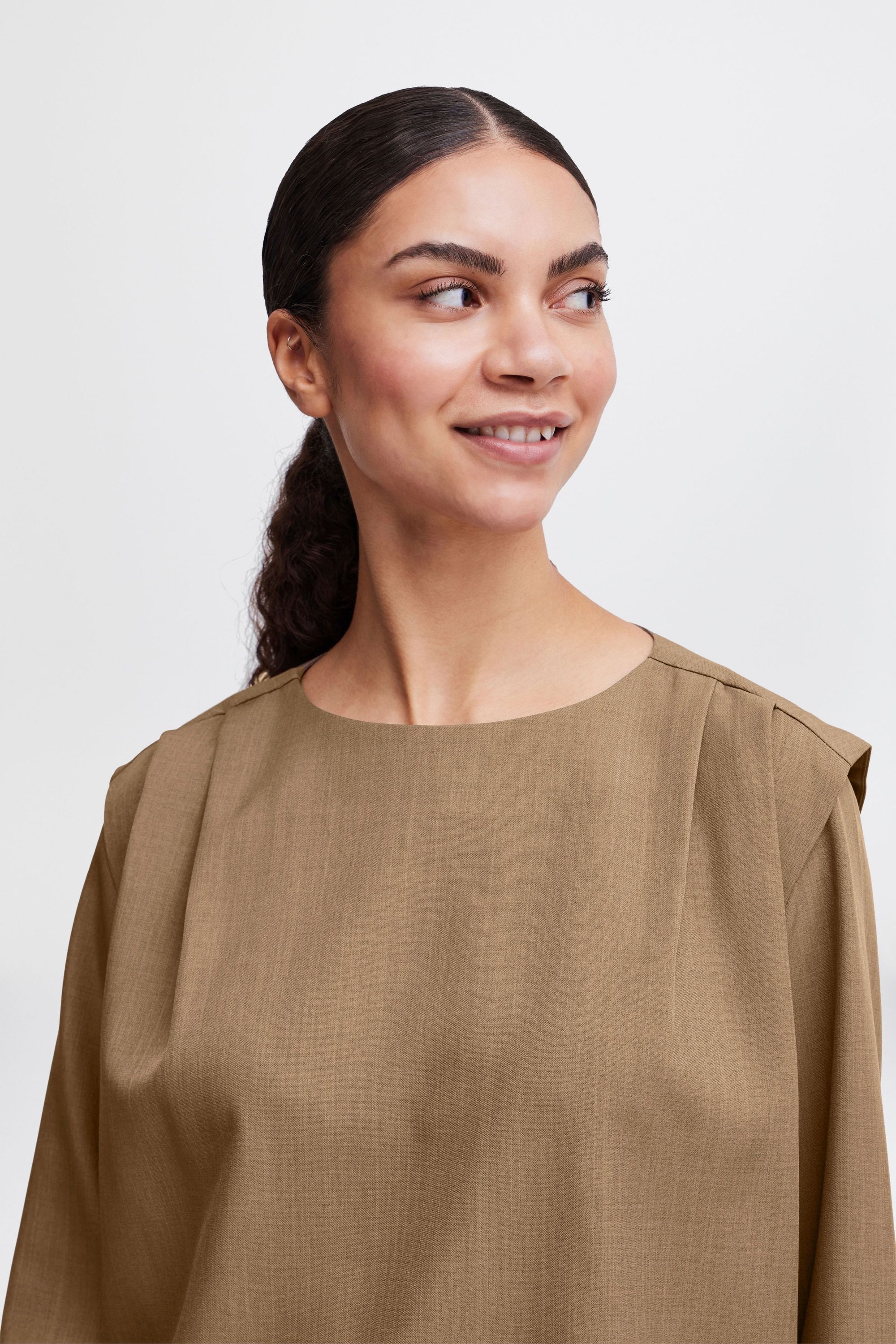 b.young Langarmbluse »Langarmbluse BYMMMIDDE BLOUSE -«