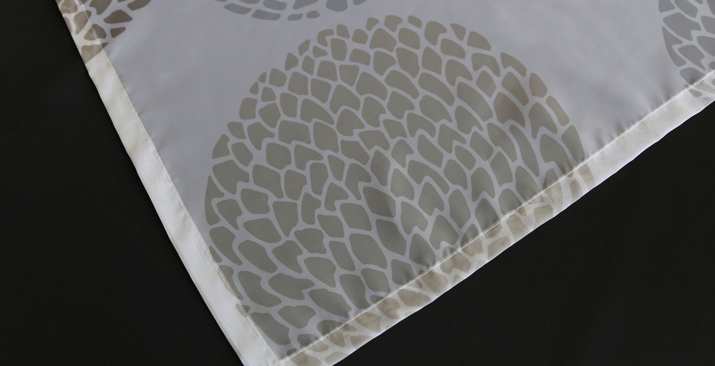 OTTO home Gardine »BELEM« Ösen 1 Stk. tlg. 1 Schal, Polyester, Kreise