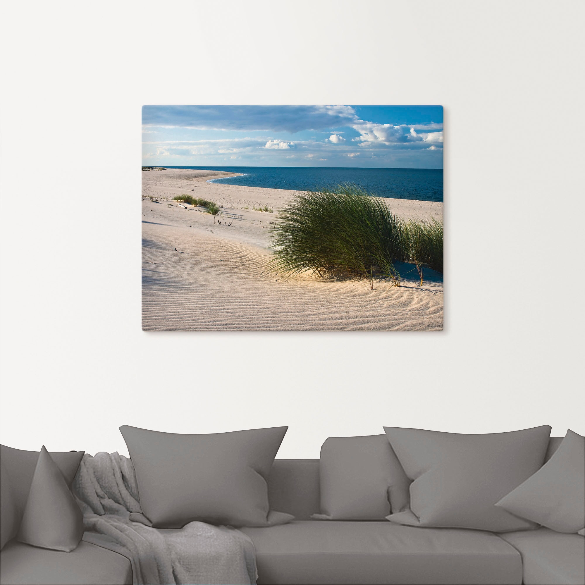 Artland Wandbild »Gras am Strand« Strand 1 Stk. tlg. als Alubild, Outdoorbild, Leinwandbild in verschied. Größen