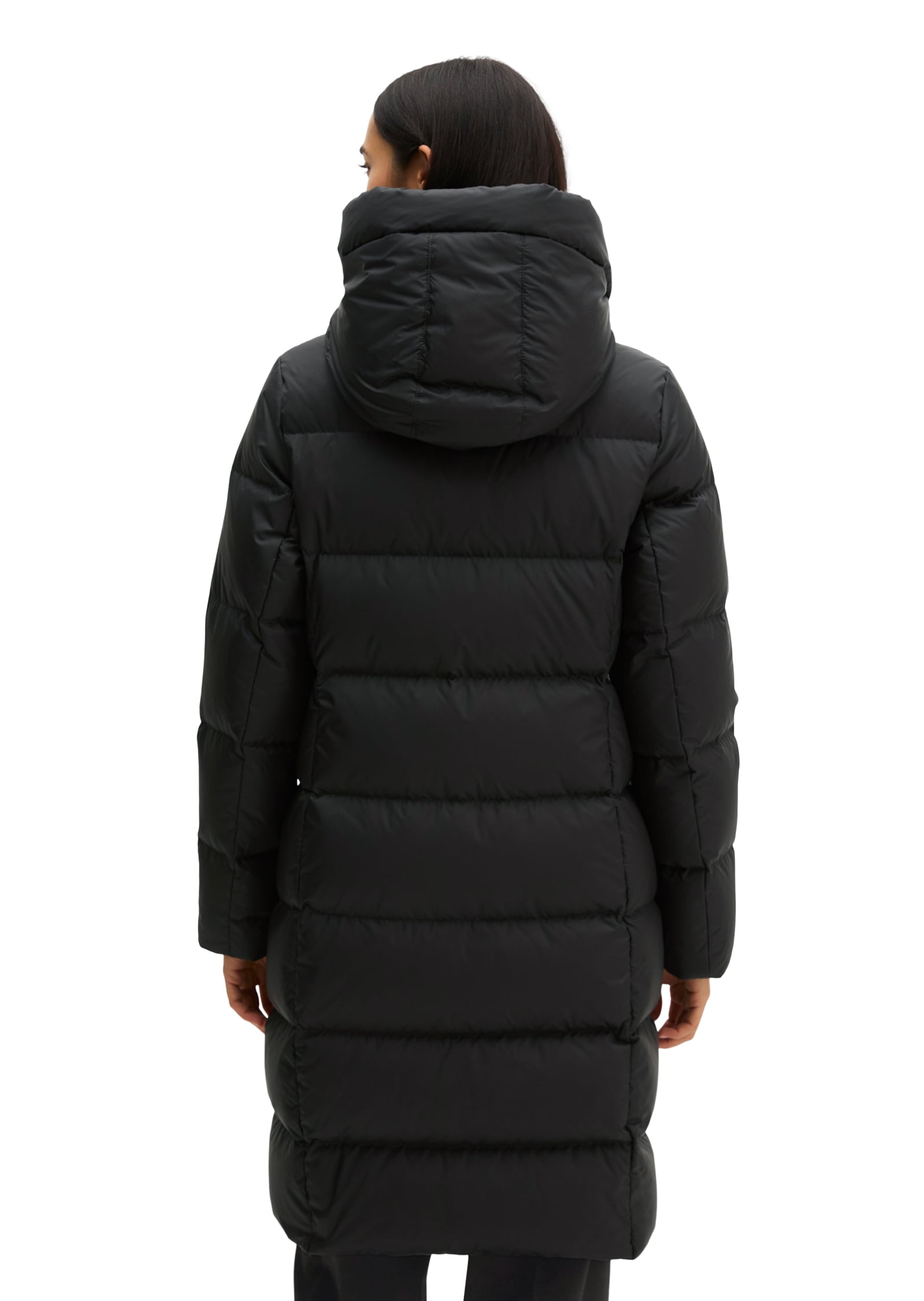 Marc O'Polo Daunenmantel mit 2-Way-Zipper und großer Kapuze - aktuelle HW26-Kollektion