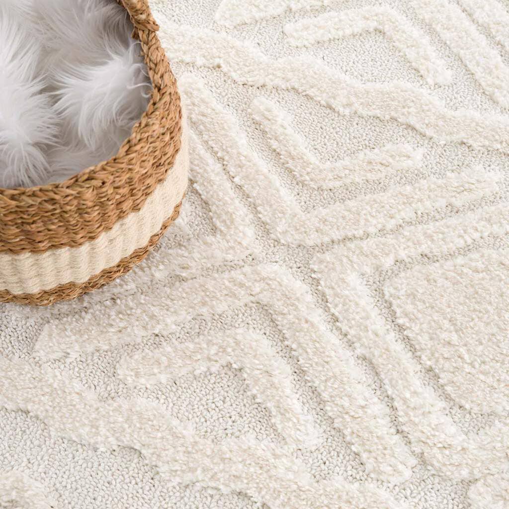 Carpet City Hochflor-Teppich »Focus Struktur, besonders kaufen Hoch weich, online Boho-Teppich, Wohnzimmer rechteckig, Tief 3382«