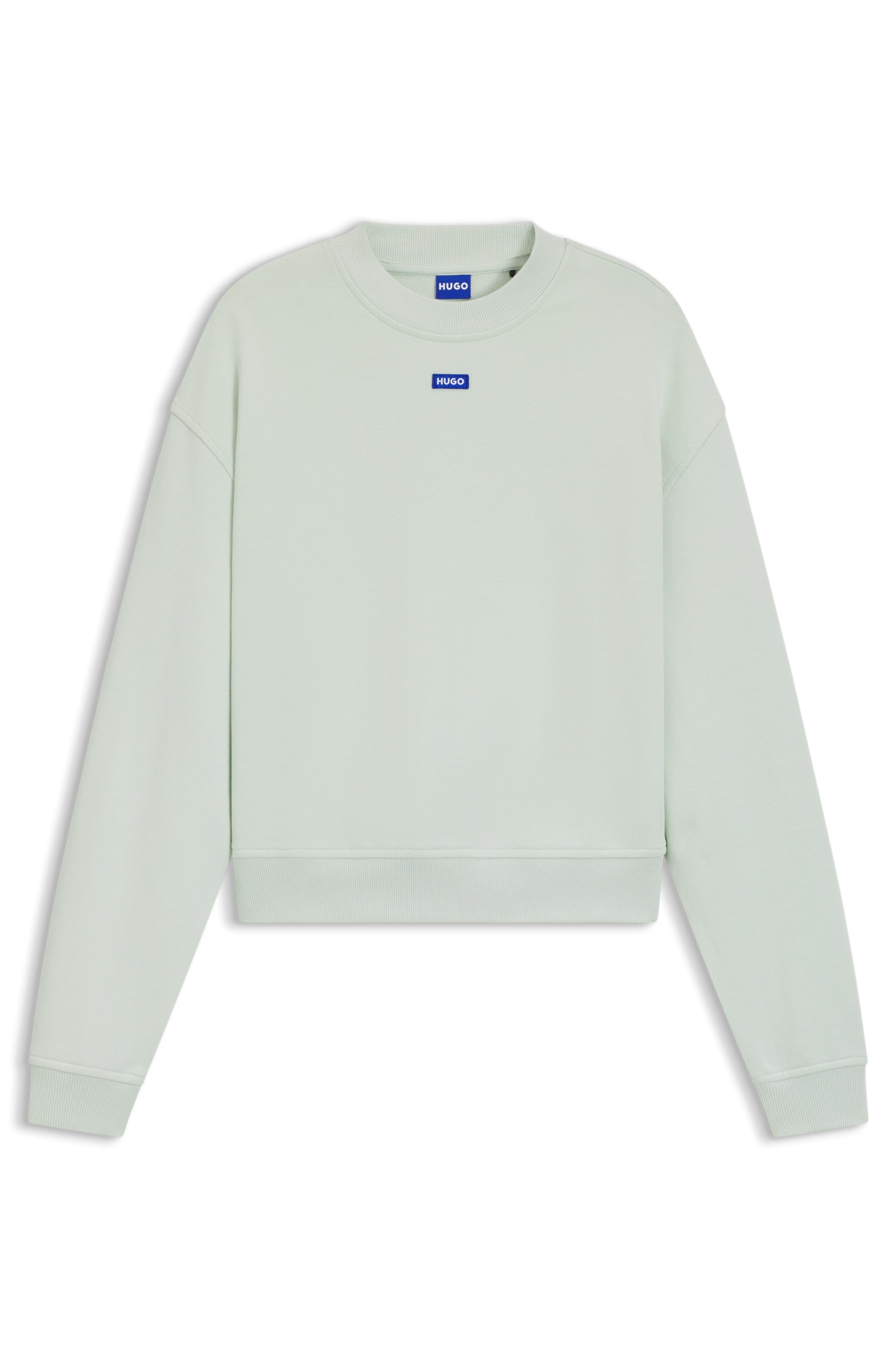 HUGO Blue Sweatshirt »Delessa«, mit Logoaufnäher