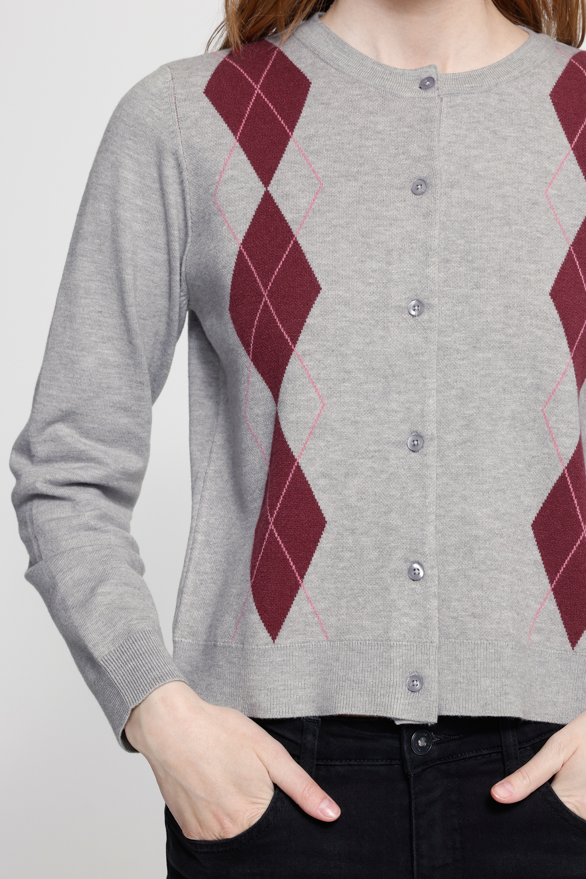 Ichi Strickjacke »Damen Langarm IHFOLEY«