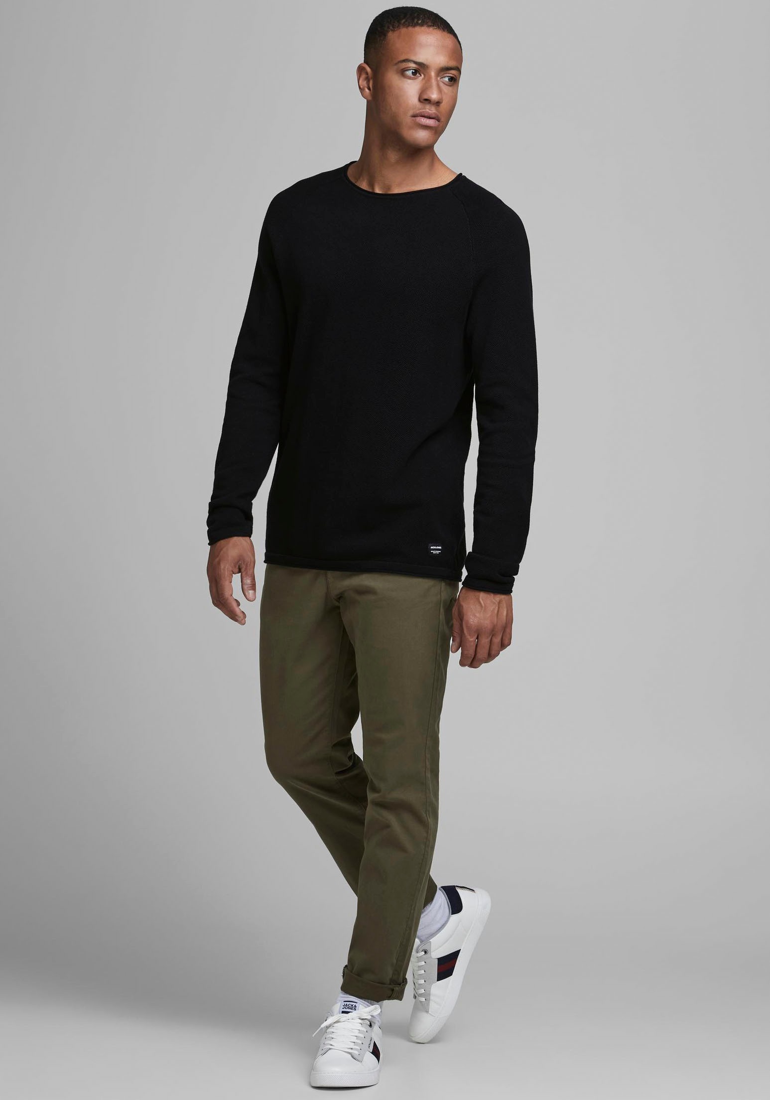 Jack & Jones Rundhalspullover »HILL KNIT«