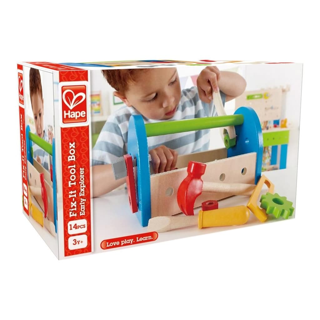 Hape Spielwerkzeugkoffer, (17 tlg.)