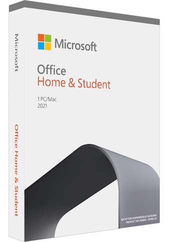 Microsoft Officeprogramm »Office Home & Student 2021 für 1 PC/Mac, Klassische... kaufen