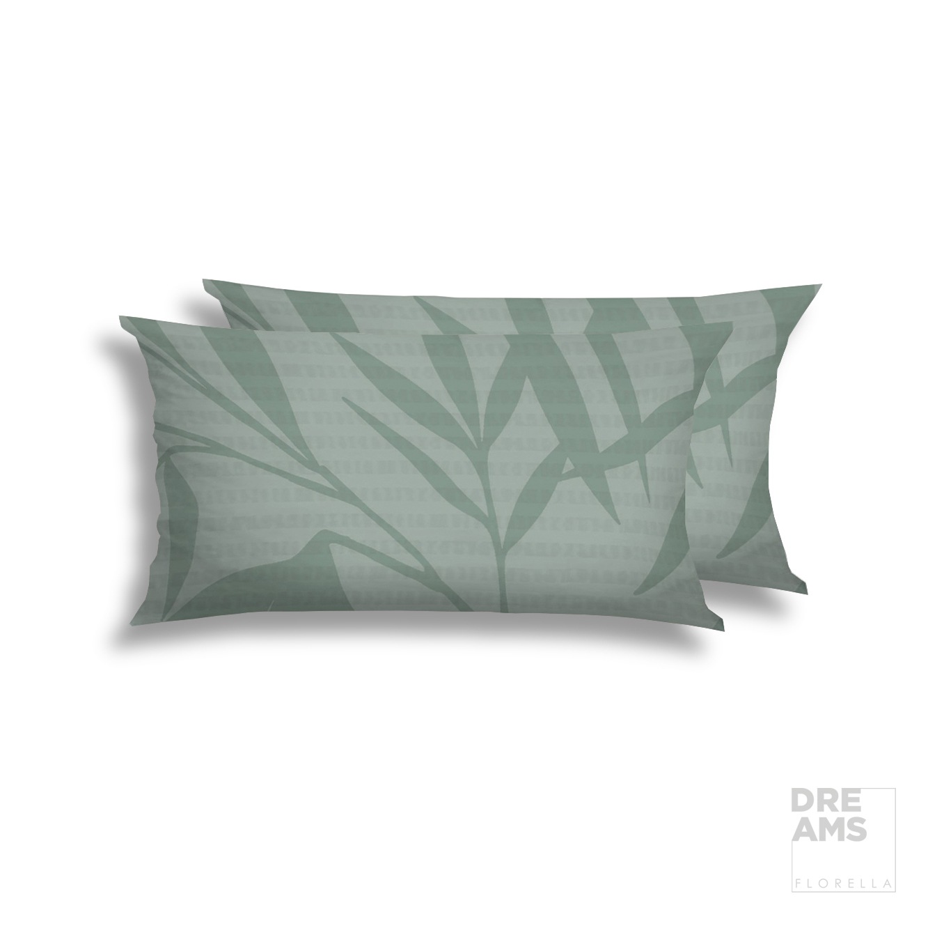 Florella Kissenbezüge »Palomo, Soft-Touch Seersucker, 50 % Viskose (Bambus), 50 % Baumwolle«, (2 St.), Doppelpack, passend für 2 Kissen 40 x 80 cm
