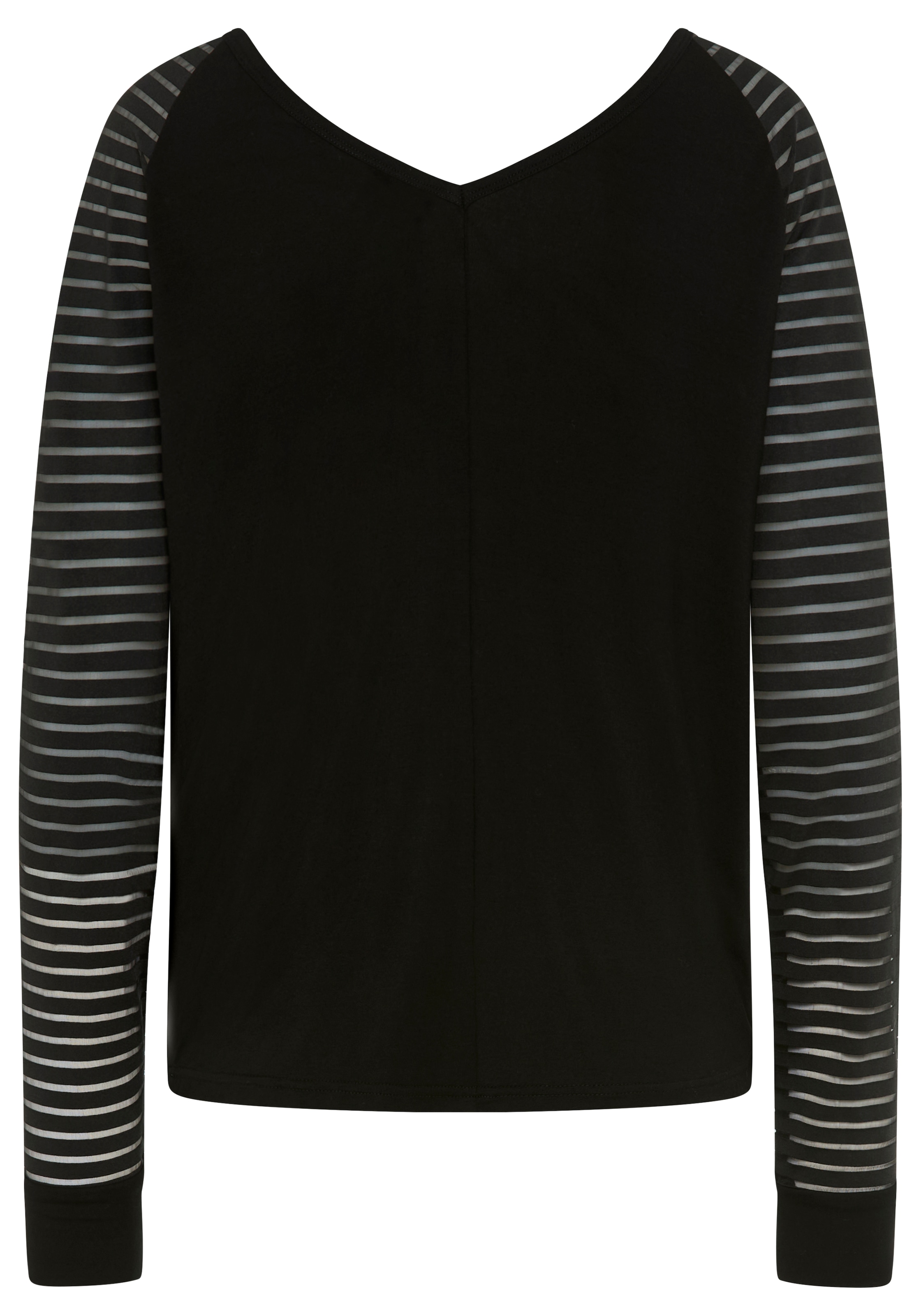 Bruno Banani V-Shirt, mit Mesh-Streifen im Ärmel - NEUE KOLLEKTION