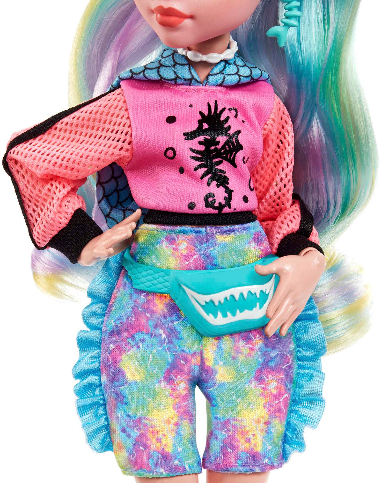 Mattel® Anziehpuppe »Monster High, Lagoona Blue mit Piranha«