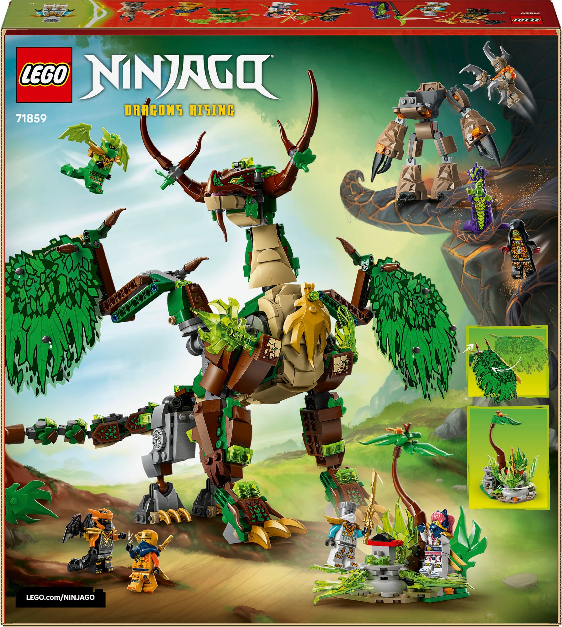 LEGO® Konstruktionsspielsteine »Der Drache des Lebens (71859), LEGO Ninjago«