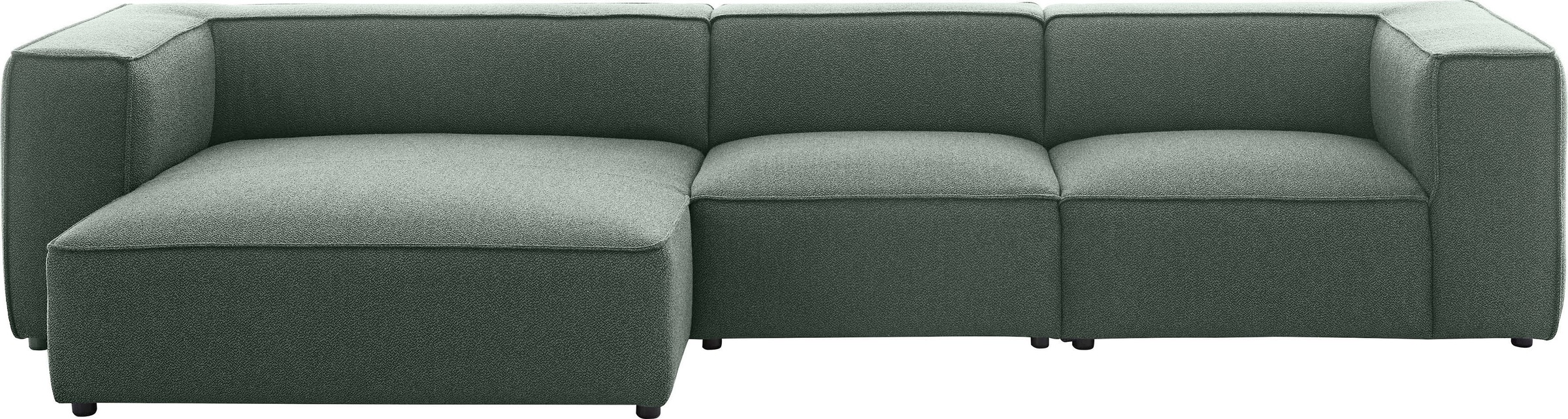 W.SCHILLIG Ecksofa »around-the-block«, mit eleganter Biese, mit Federkern, Breite 341 cm