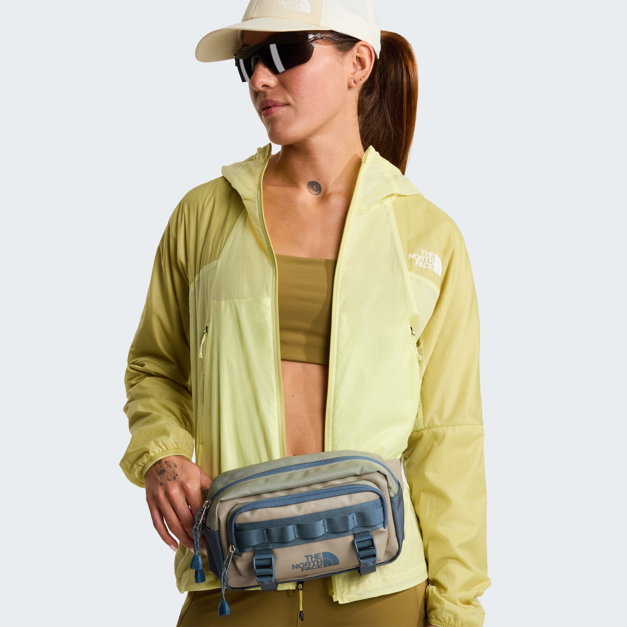 The North Face Gürteltasche »BASE CAMP LUMBAR« für Erwachsene, mit Netztasche und Kompressionsriemen