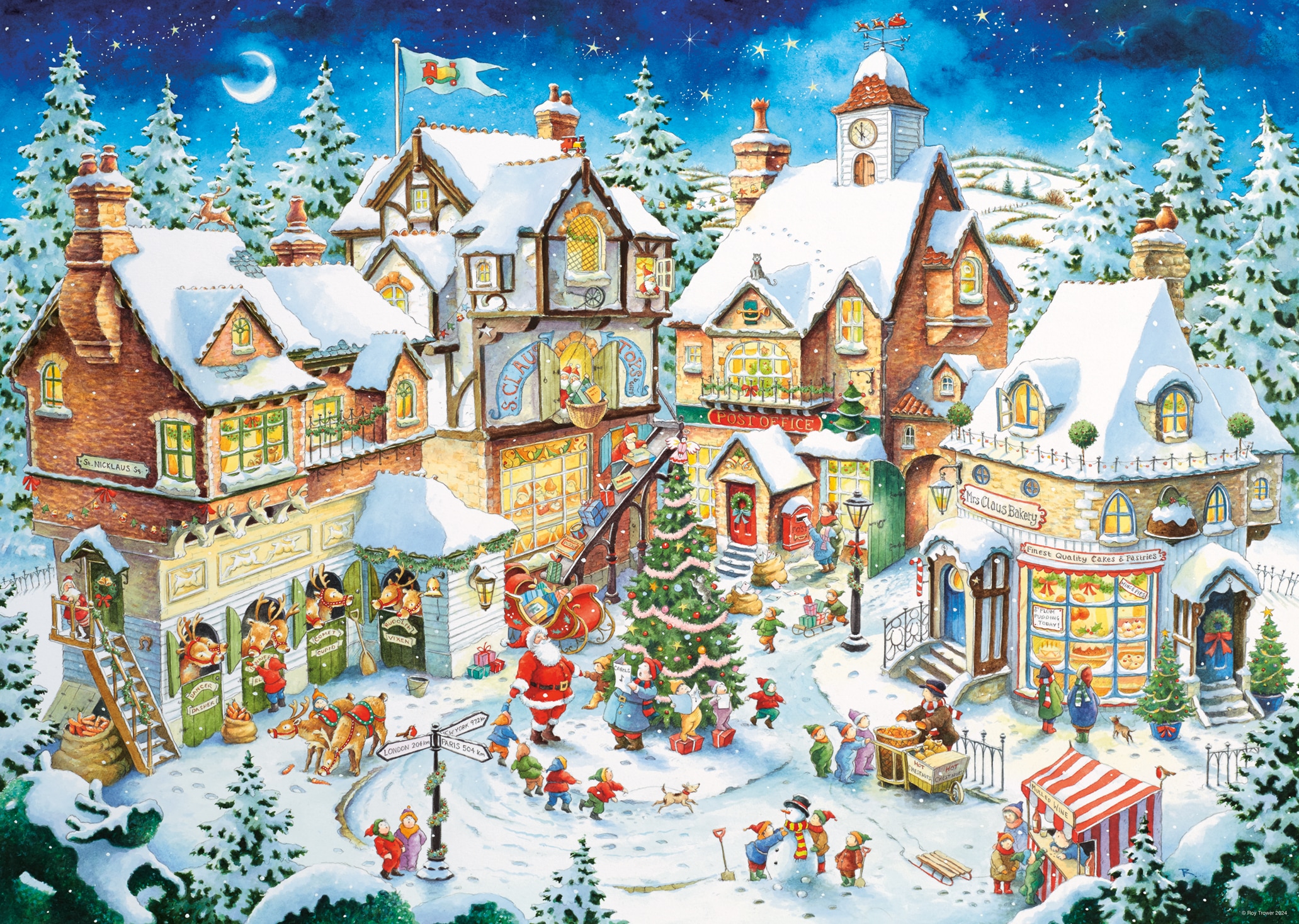Ravensburger Puzzle »Weihnachtsdorf« Made in Germany