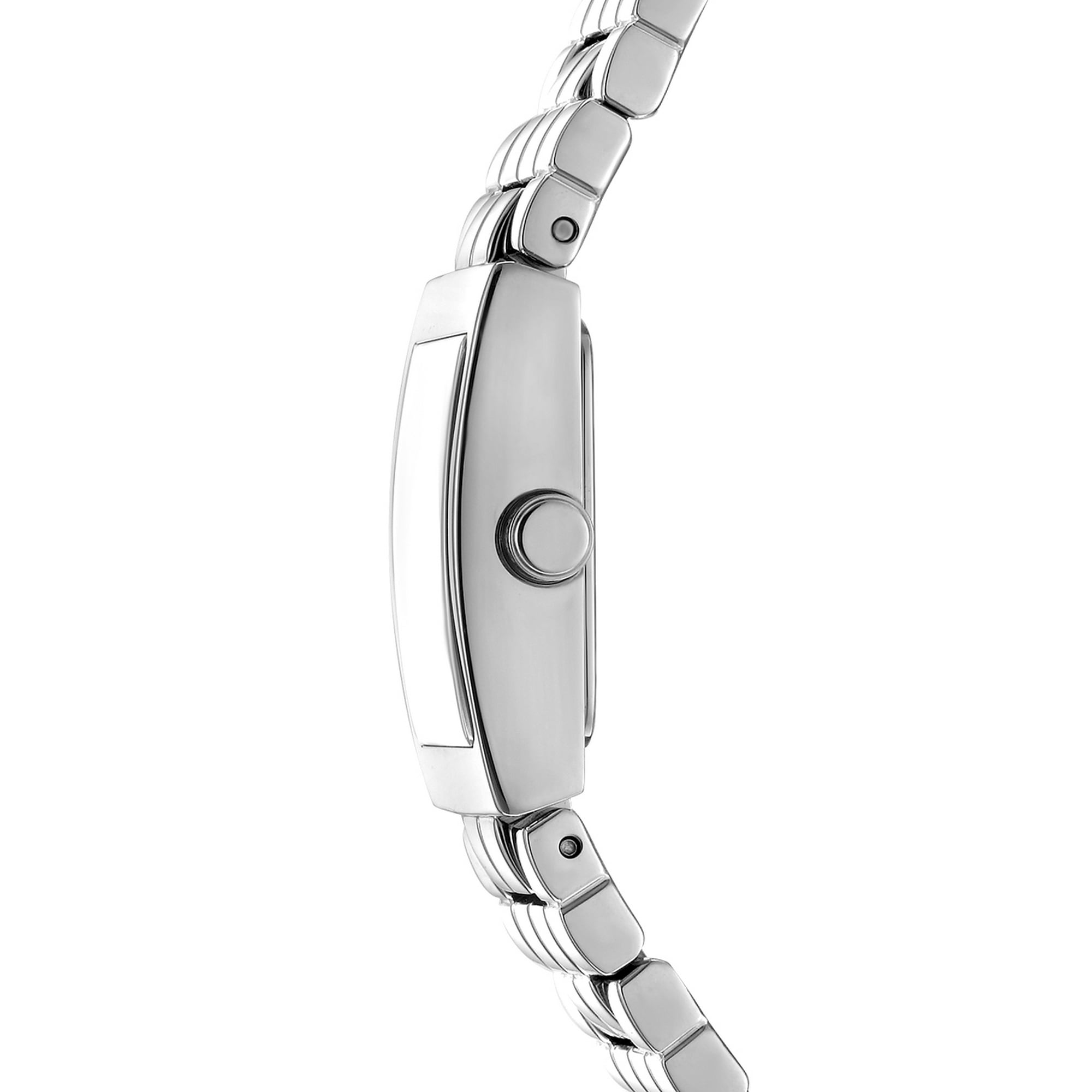 DKNY Quarzuhr »Signature square Watch« Armbanduhr, Damenuhr, Edelstahlarmband, analog