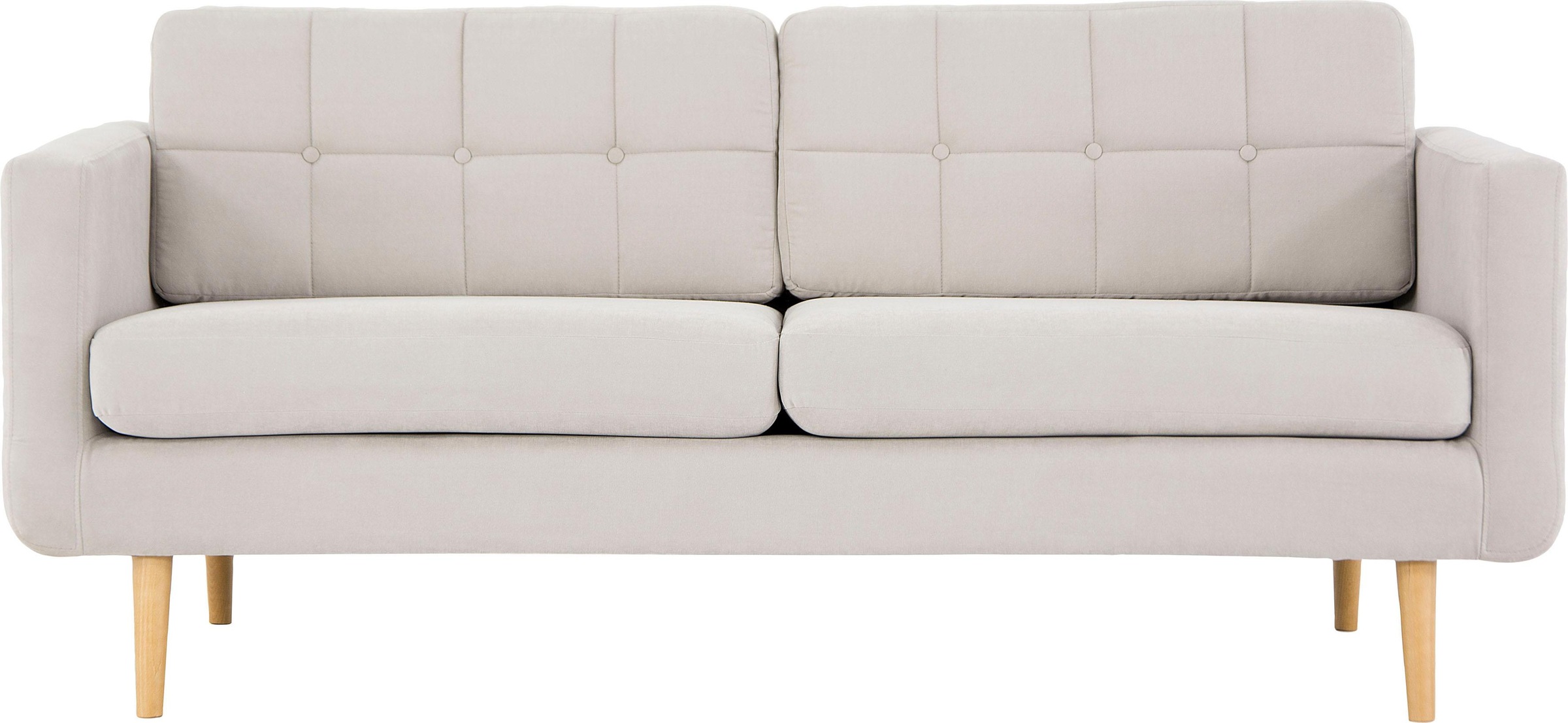 Home affaire 3-Sitzer »Brest«, mit Knopfheftung und Steppung im Rücken, geradliniges Design