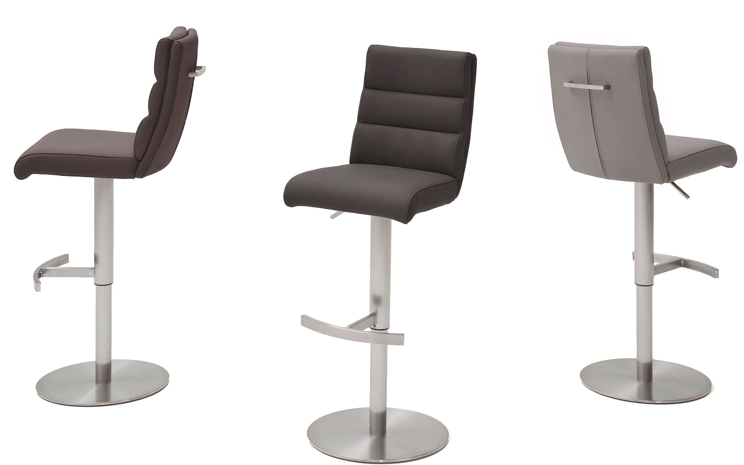 MCA furniture Bistrostuhl »GIULIA Barstuhl Tresenstuhl Tresenhocker«, Barhocker,Bistrohocker,Barstuhl,drehbar,Sitzhöhe 53-78cm,mit Lehne