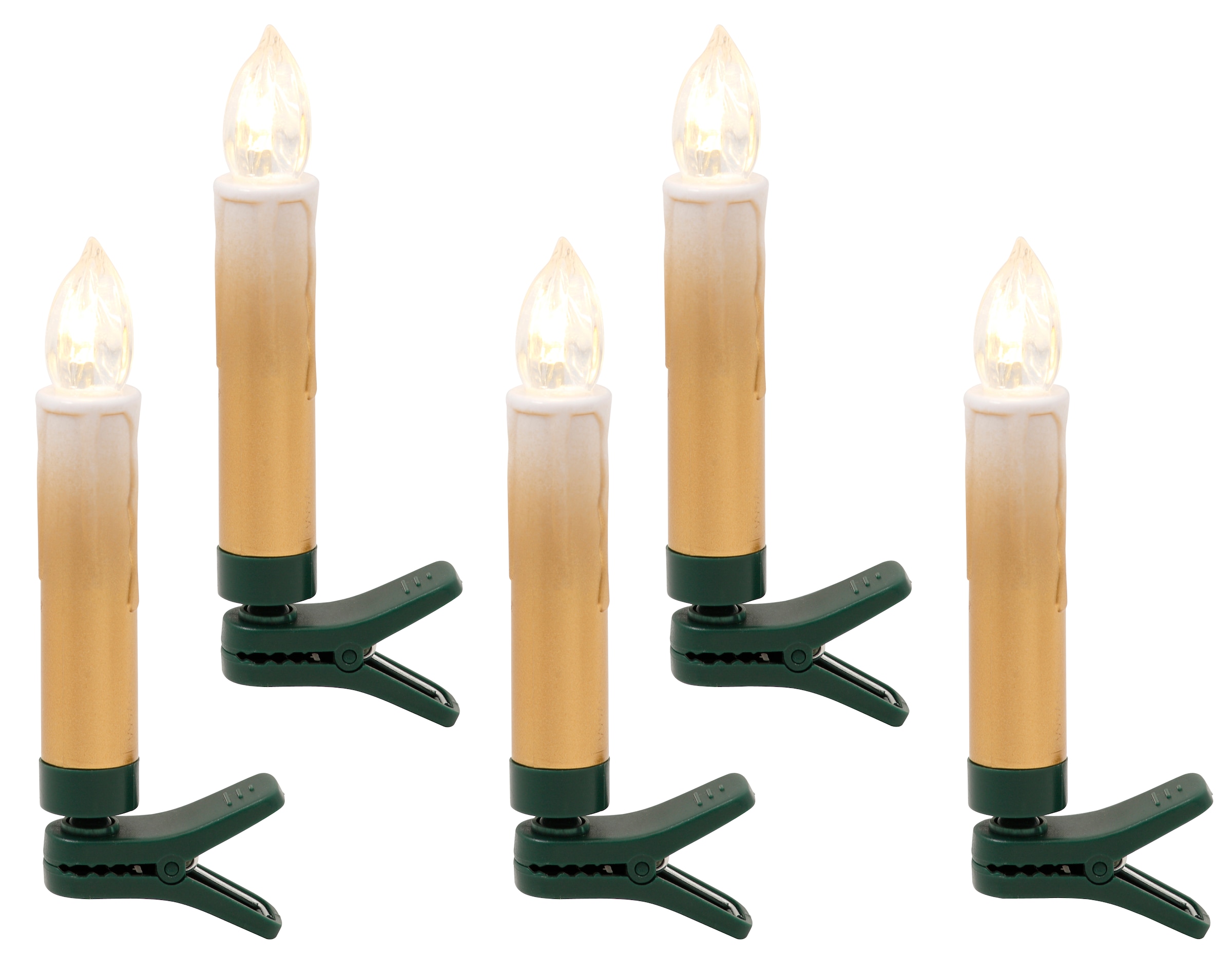 LED-Christbaumkerzen »Ahmady, 25 kabellos Kerzen mit Farbverlauf, Höhe ca. 10,2 cm«,...