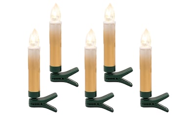 LED-Christbaumkerzen »Ahmady, 25 kabellos Kerzen mit Farbverlauf, Höhe ca. 10,2 cm«,...