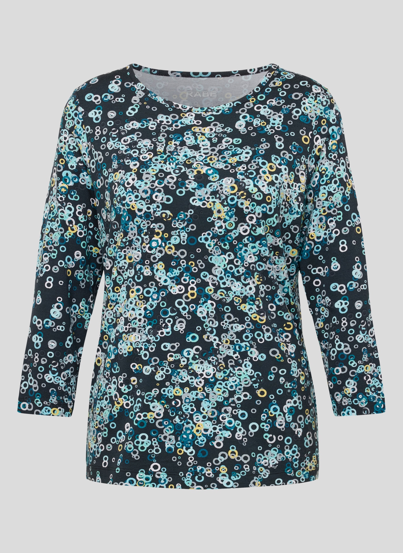 Rabe 3/4-Arm-Shirt, mit grafischem Muster
