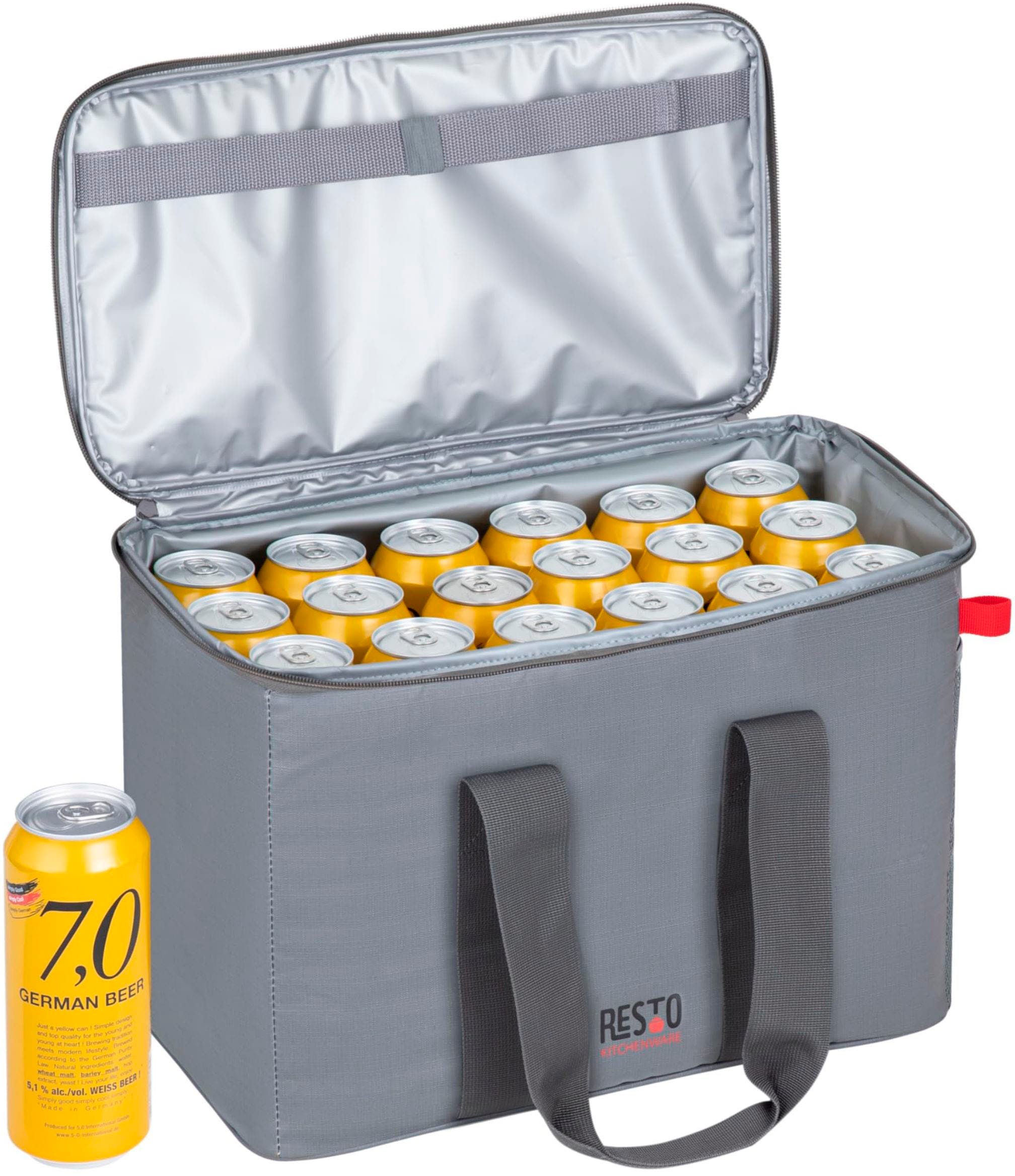 RESTO Kitchenware Kühltasche »Polis faltbare Picknicktasche Lunchtasche Thermotasche Isoliertasche«, Witterungsbeständig und absolut auslaufsicher